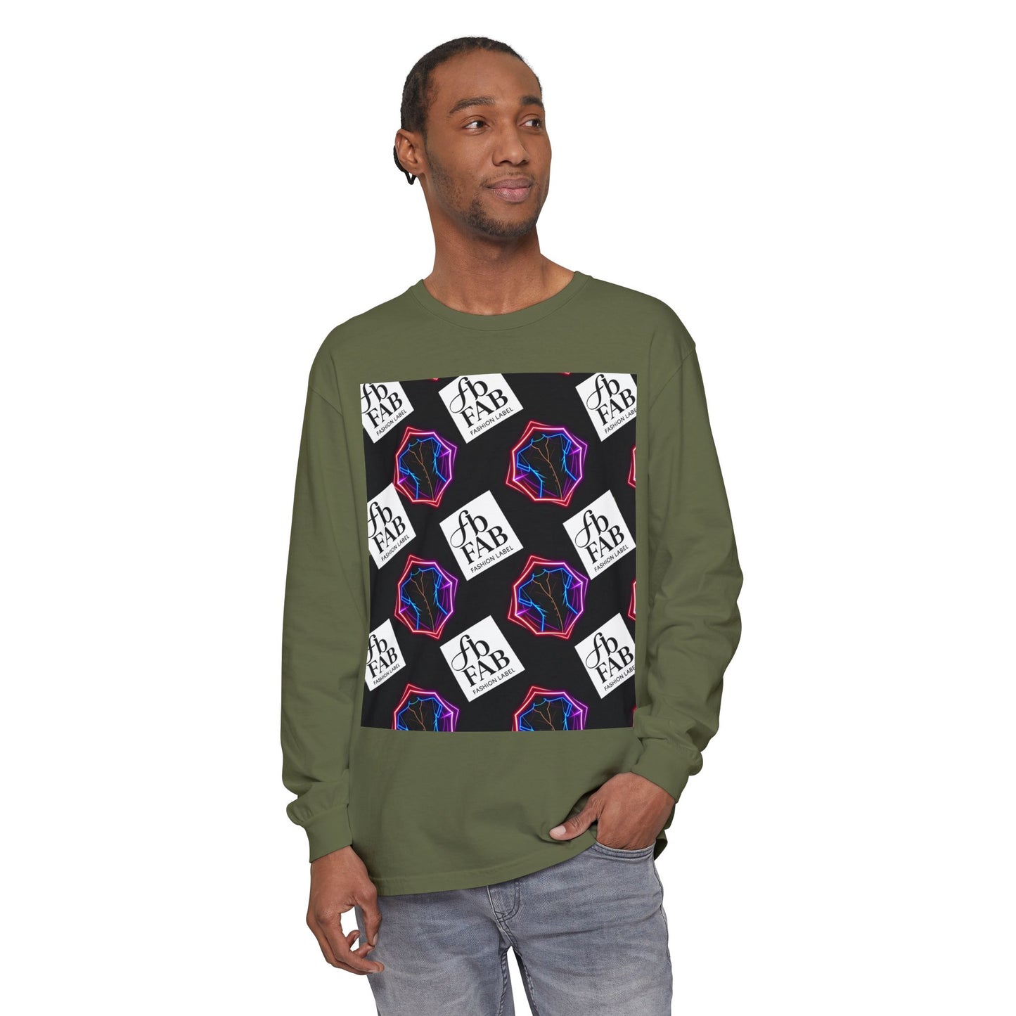 Unisex Garment-dyed Long Sleeve T-Shirt
