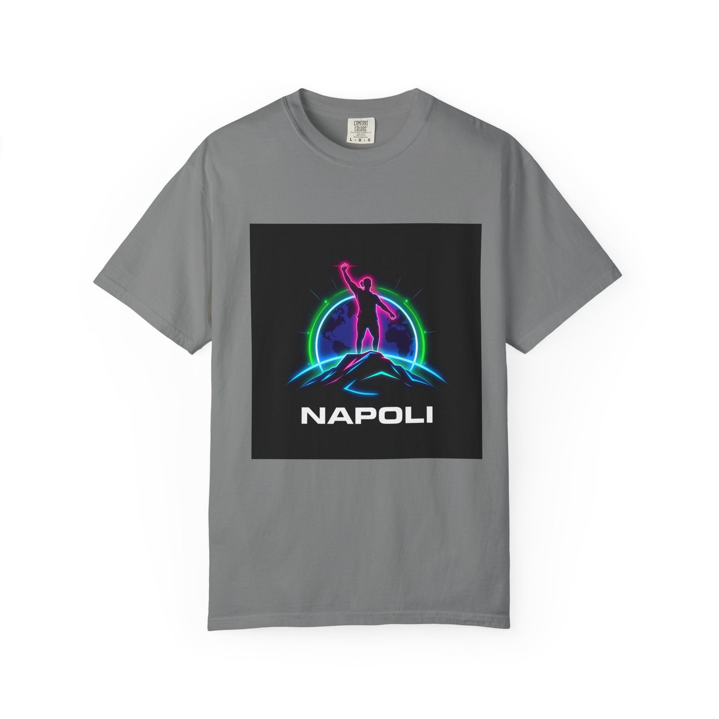 Neon Napoli T-Shirt for Adventurers, Retro Graphic Tee, Perfect for Travelers, Gifts for Him/Her, Cool Streetwear, Casual Outfit