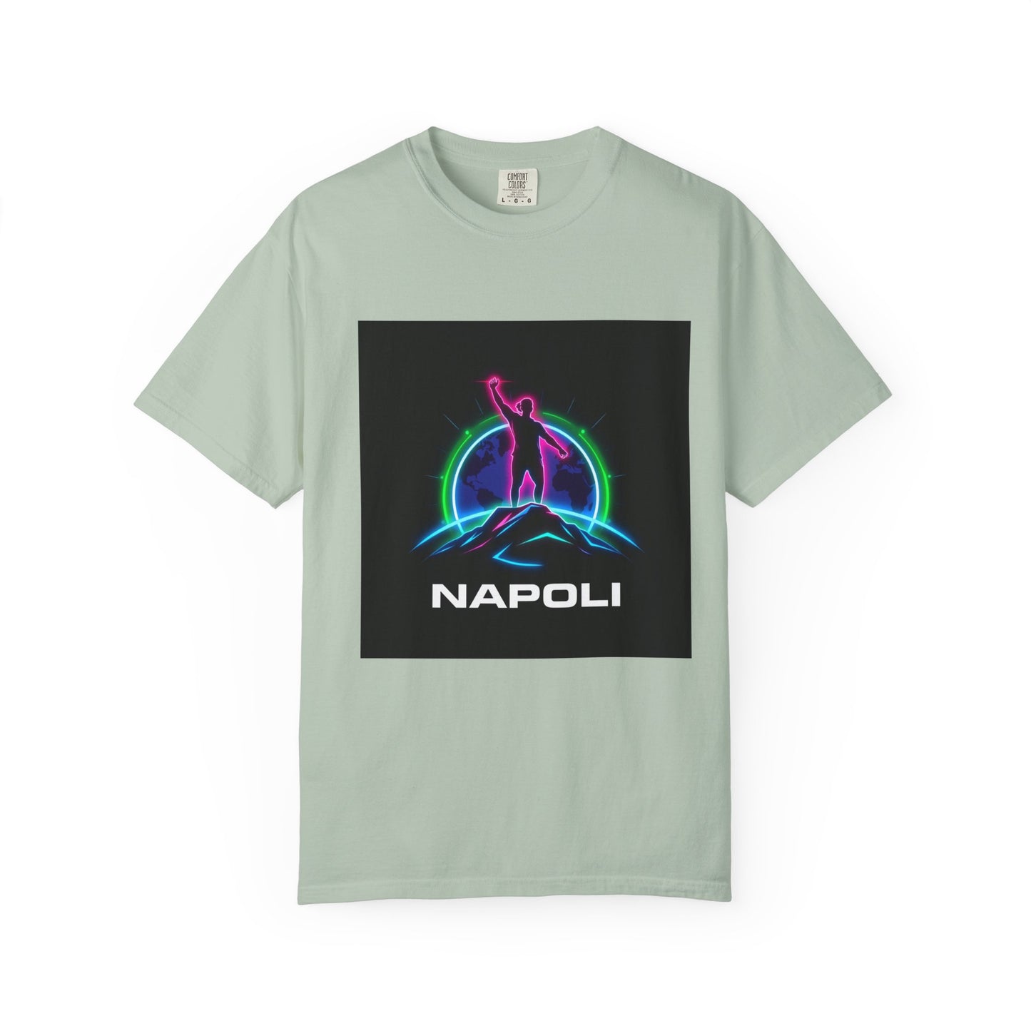 Neon Napoli T-Shirt for Adventurers, Retro Graphic Tee, Perfect for Travelers, Gifts for Him/Her, Cool Streetwear, Casual Outfit