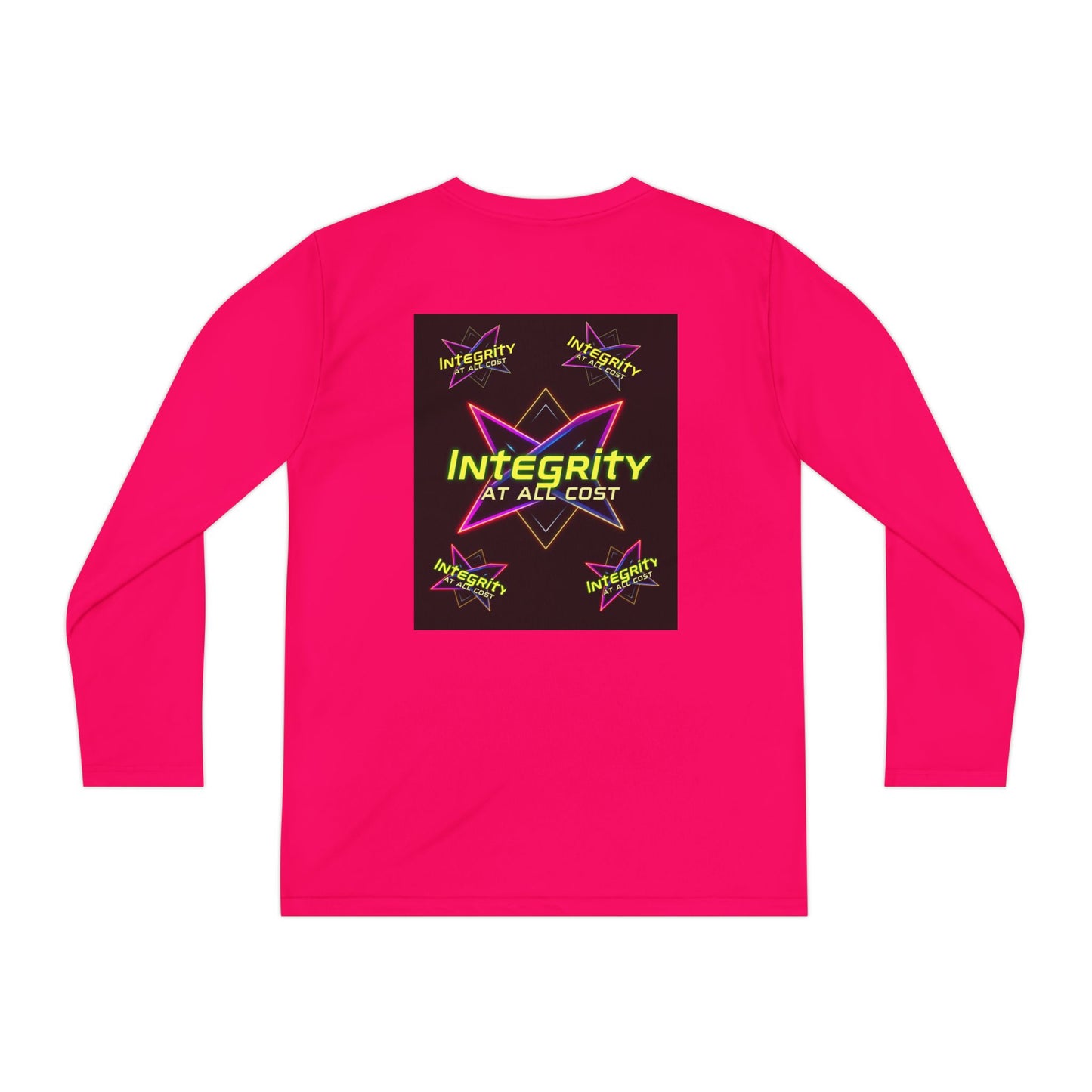 Integrity Youth Long Sleeve Tee, Cool Graphic Shirt, Motivational Apparel, Perfect for Sports, Birthday Gift