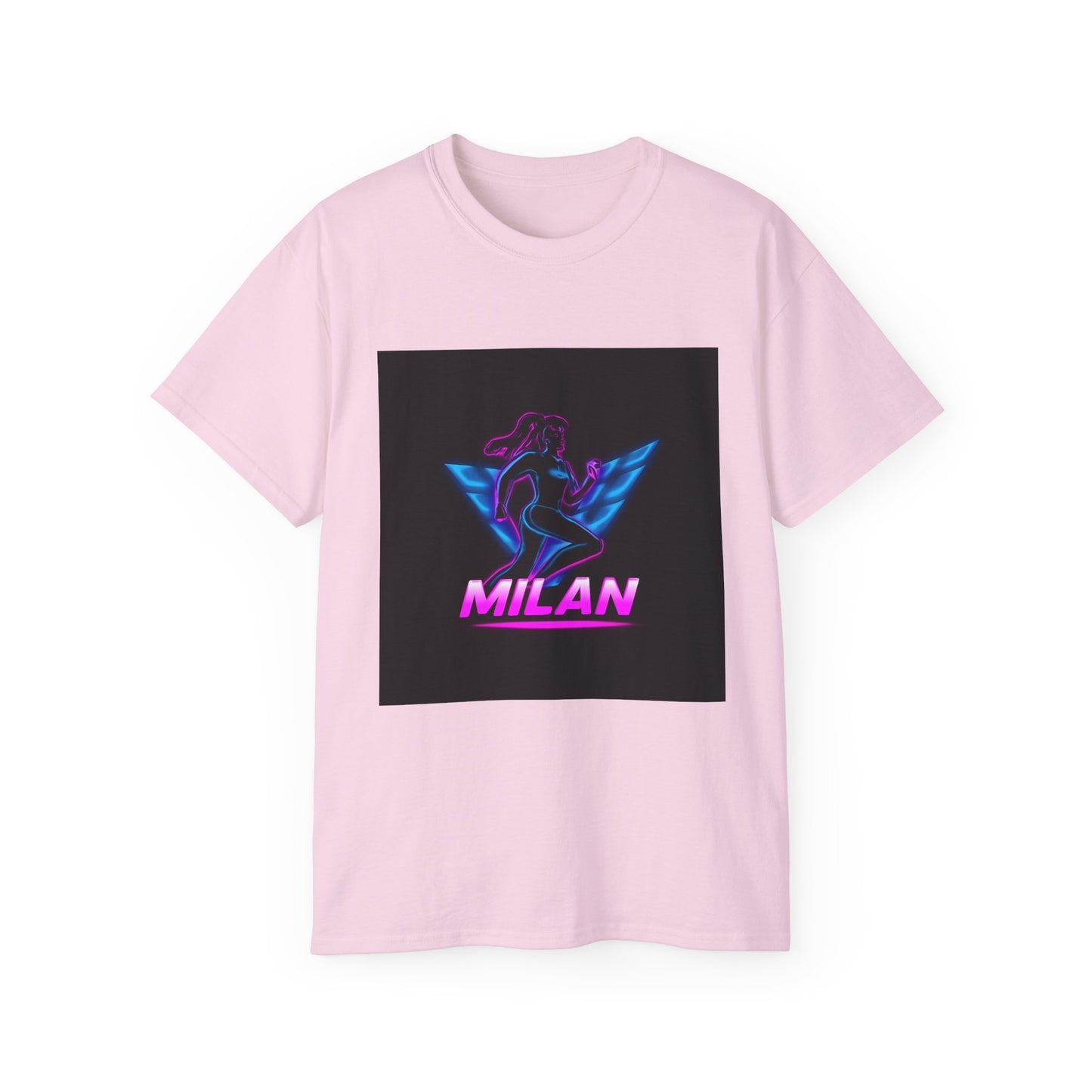 Milan Graphic Tee, Unisex Ultra Cotton T-Shirt, Retro Sportswear, Casual Streetwear, Birthday Gift, Unique Fashion Statement