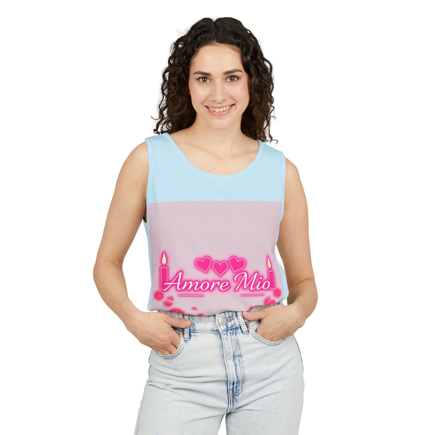 Unisex Graphic Tank Top, Cute Casual Summer Wear, Perfect for Gifts, Self-Love Celebration, Festive & Fun, Daily Comfort