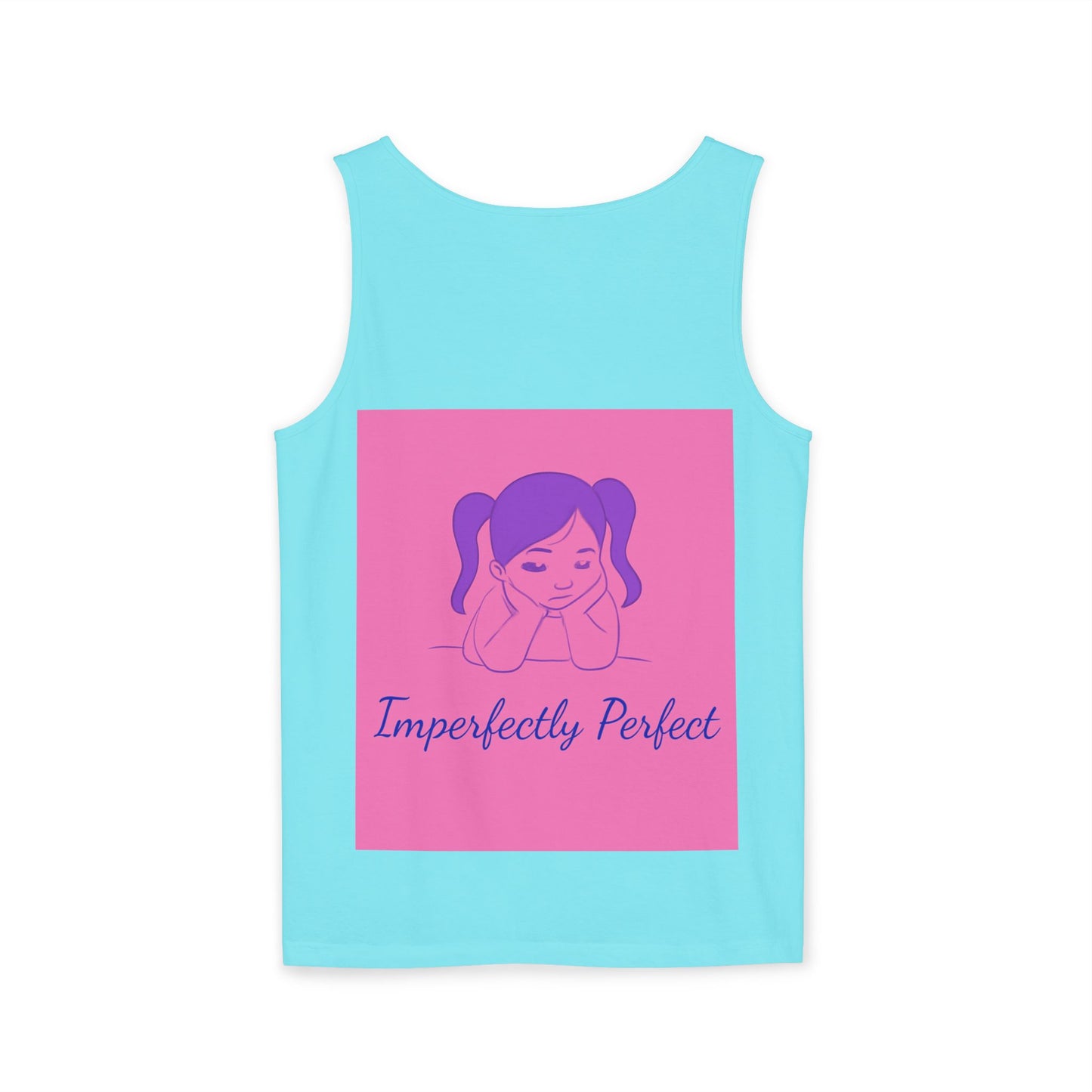 Unisex Graphic Tank Top, Cute Casual Summer Wear, Perfect for Gifts, Self-Love Celebration, Festive & Fun, Daily Comfort