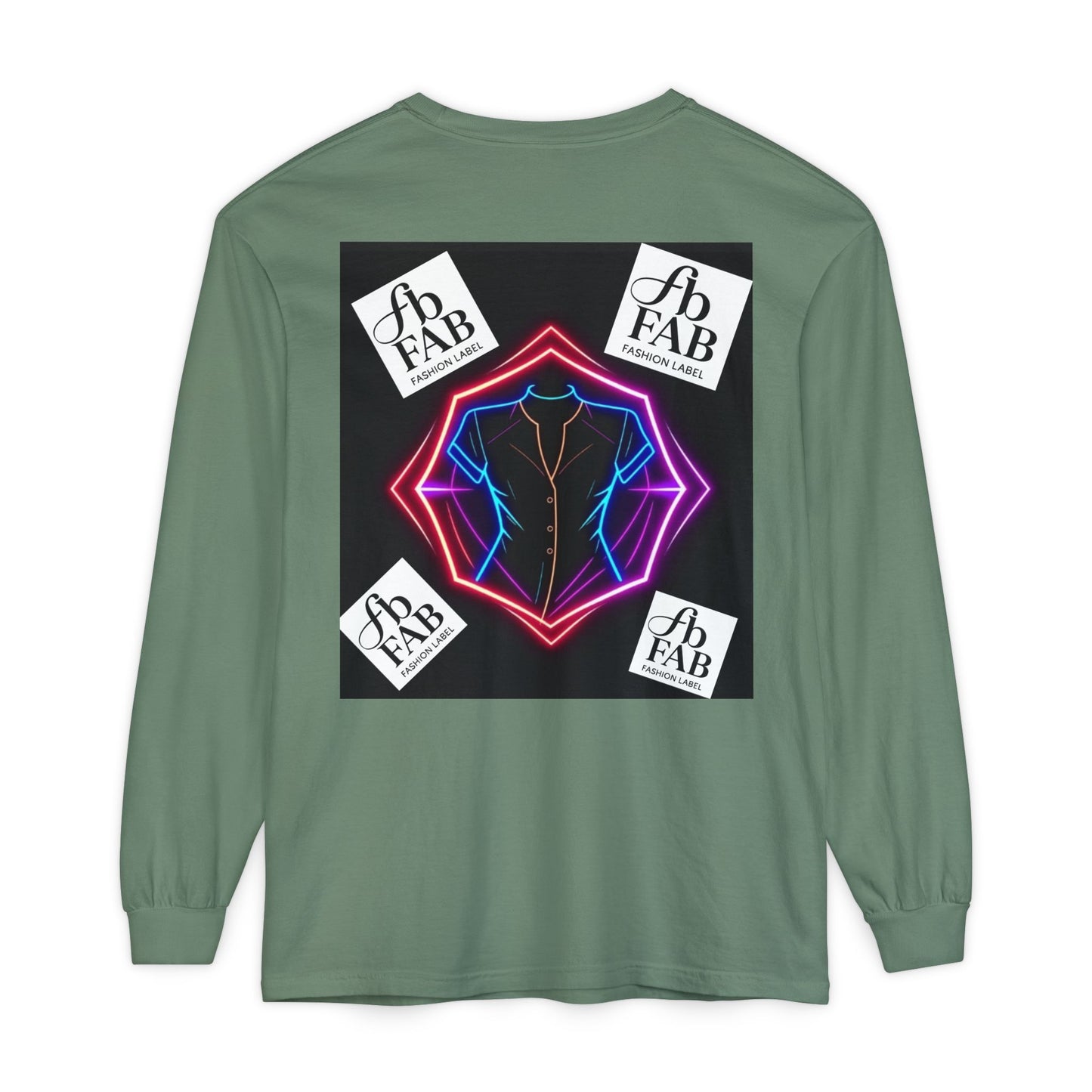 Unisex Garment-dyed Long Sleeve T-Shirt