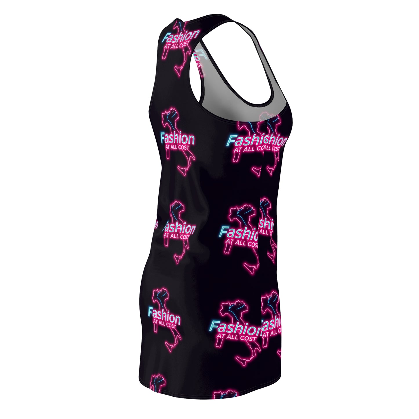 Fashion Statement Dress, Trendy Racerback Dress, Casual Summer Dress, Stylish Evening Wear, Fashion Gift for Her
