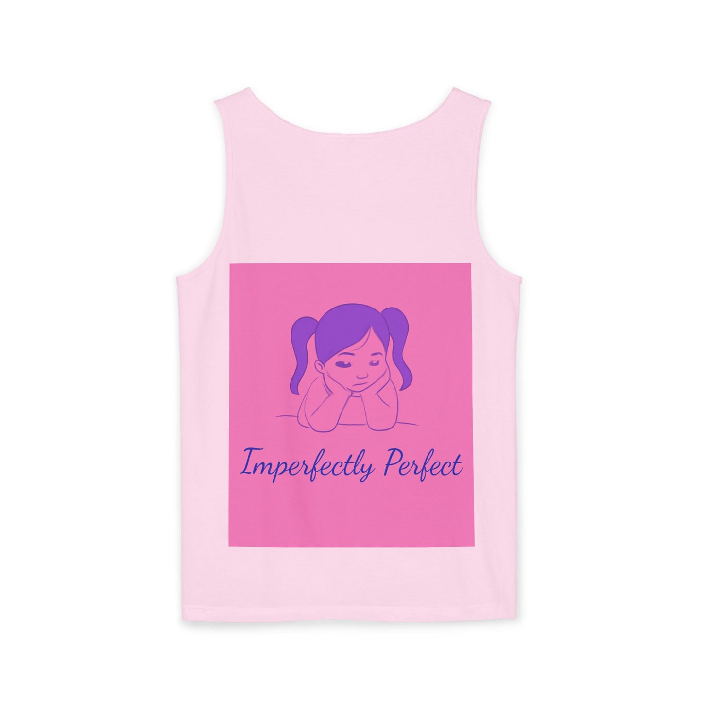 Unisex Graphic Tank Top, Cute Casual Summer Wear, Perfect for Gifts, Self-Love Celebration, Festive & Fun, Daily Comfort