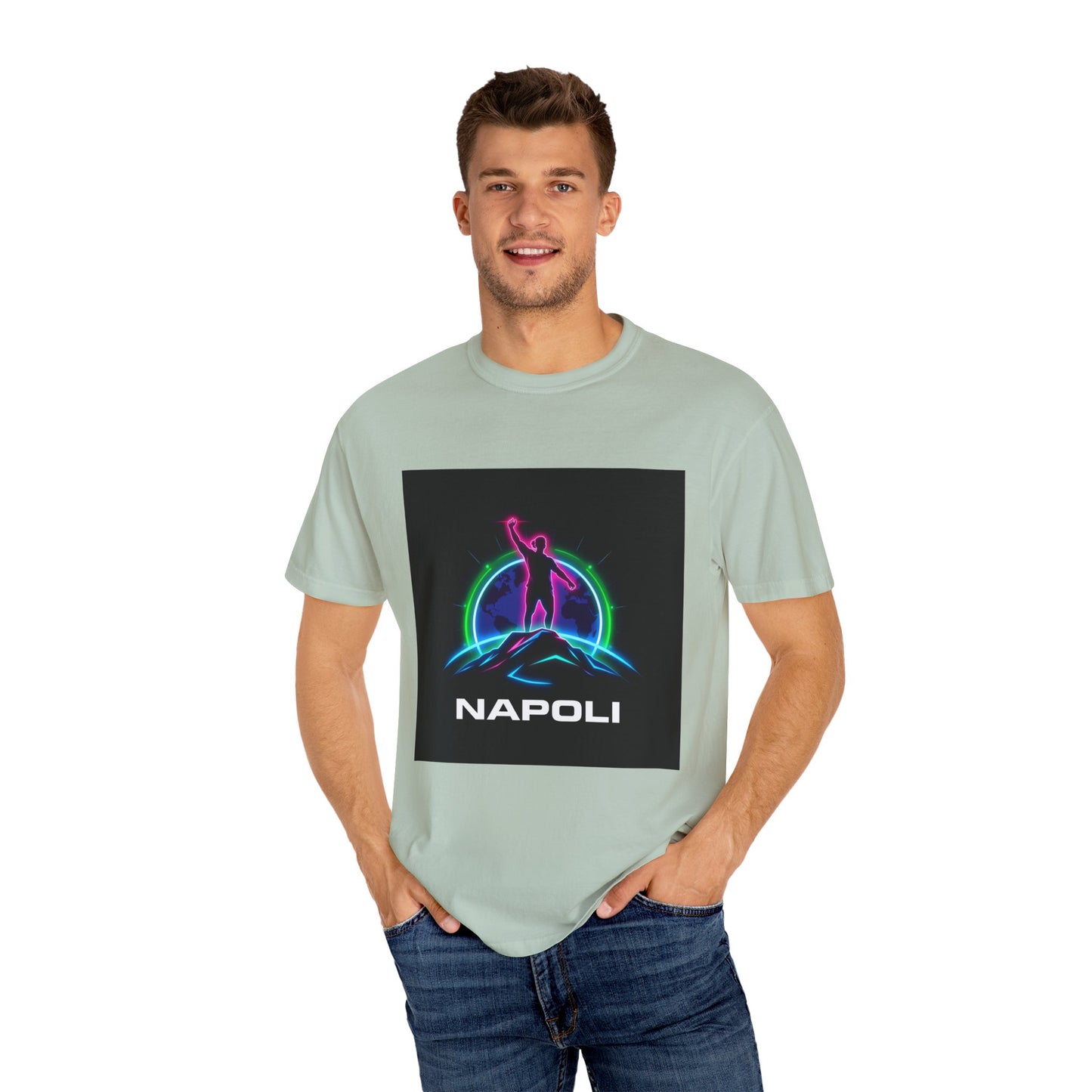 Neon Napoli T-Shirt for Adventurers, Retro Graphic Tee, Perfect for Travelers, Gifts for Him/Her, Cool Streetwear, Casual Outfit