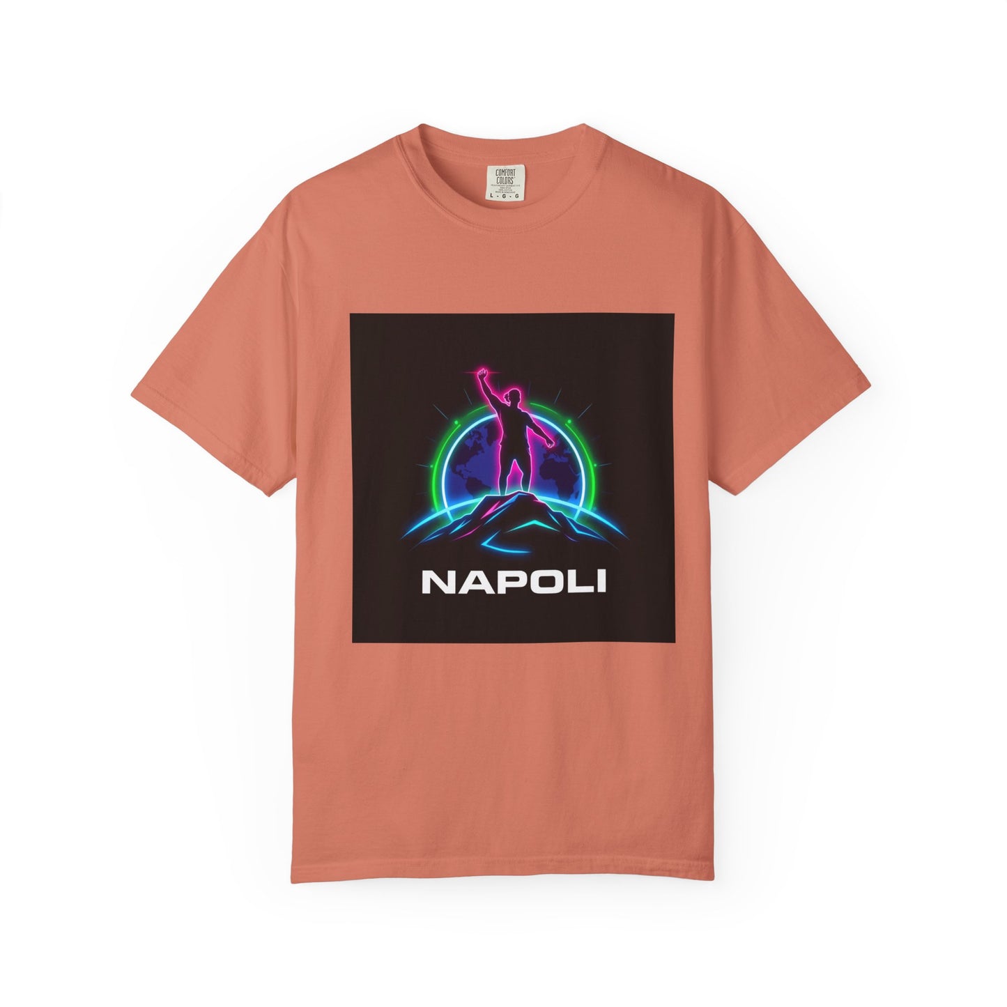 Neon Napoli T-Shirt for Adventurers, Retro Graphic Tee, Perfect for Travelers, Gifts for Him/Her, Cool Streetwear, Casual Outfit