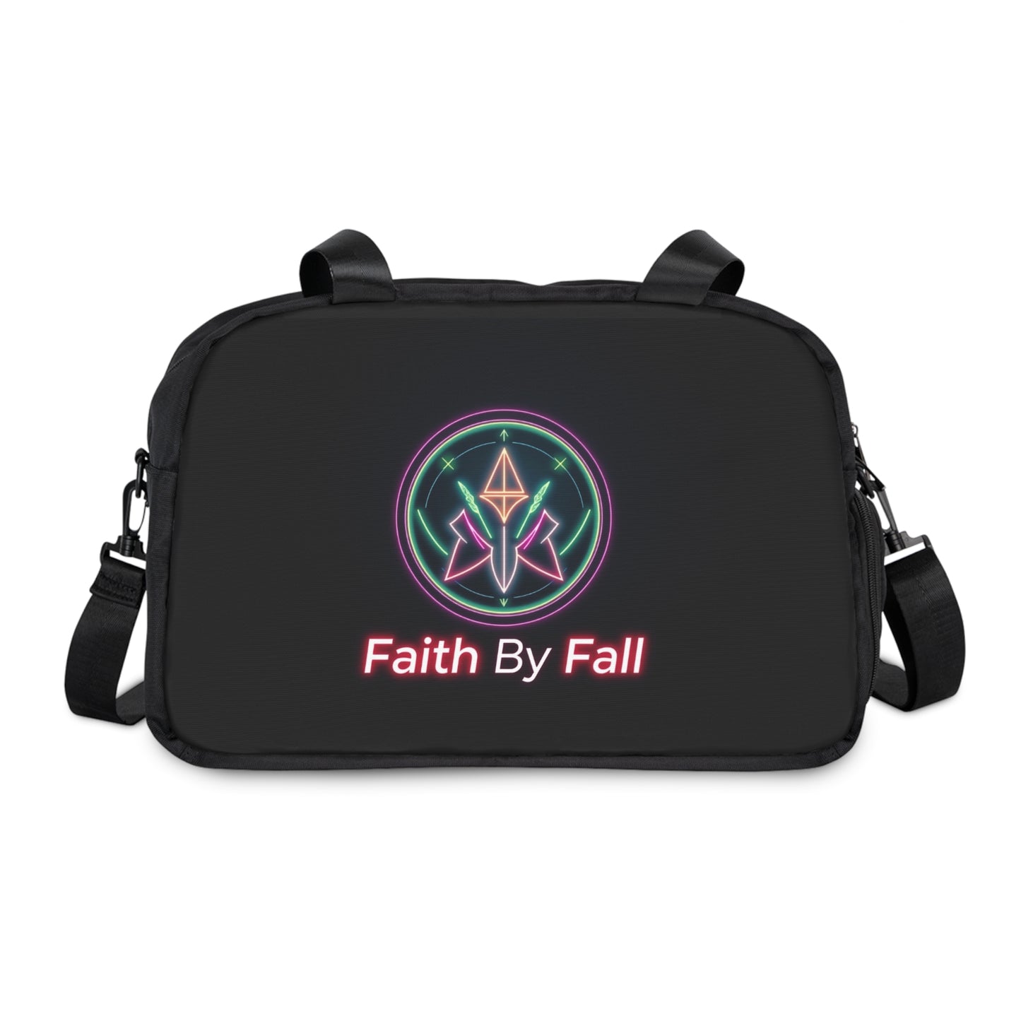 Fitness Handbag - Neon Design | Gym Tote, Workout Bag, Travel Bag, Faith By Fall, Motivational Accessories