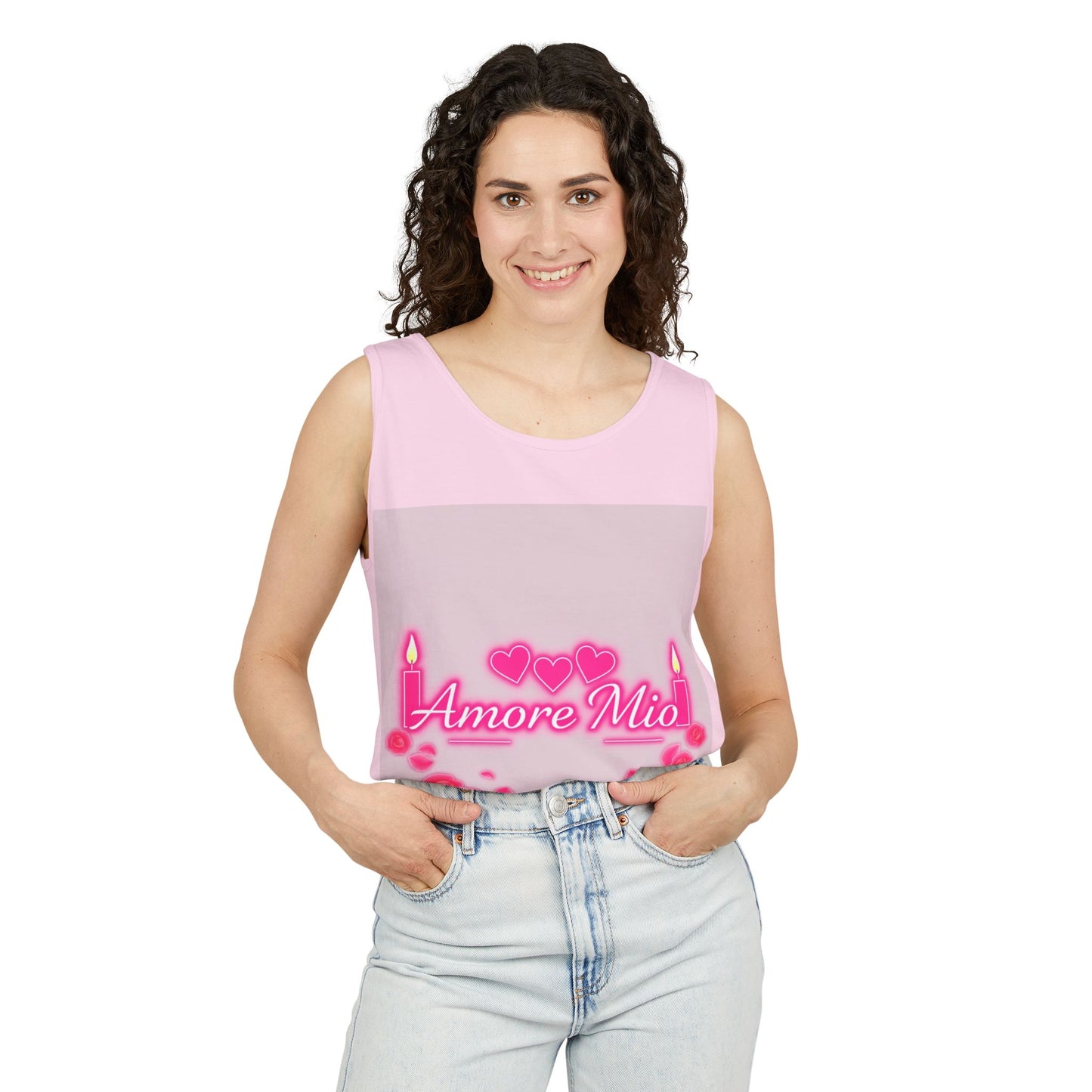 Unisex Graphic Tank Top, Cute Casual Summer Wear, Perfect for Gifts, Self-Love Celebration, Festive & Fun, Daily Comfort