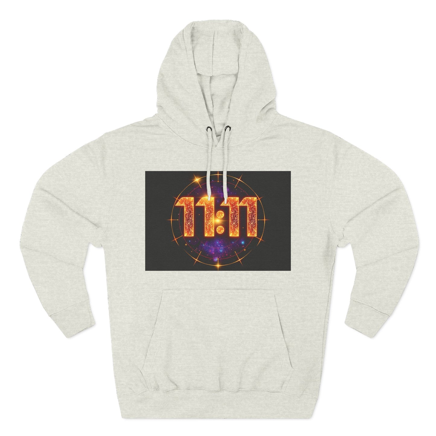 Fleece Hoodie with 11:11 & Superstar Birthrite Design, Cozy Sweatshirt for Spirituality, Affirmations, Astrology Gifts, Unisex Hoodie