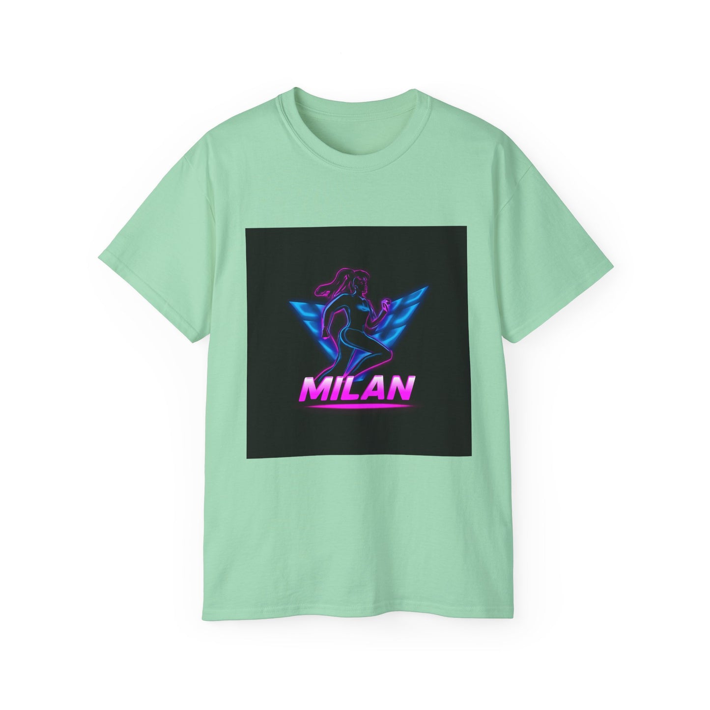 Milan Graphic Tee, Unisex Ultra Cotton T-Shirt, Retro Sportswear, Casual Streetwear, Birthday Gift, Unique Fashion Statement