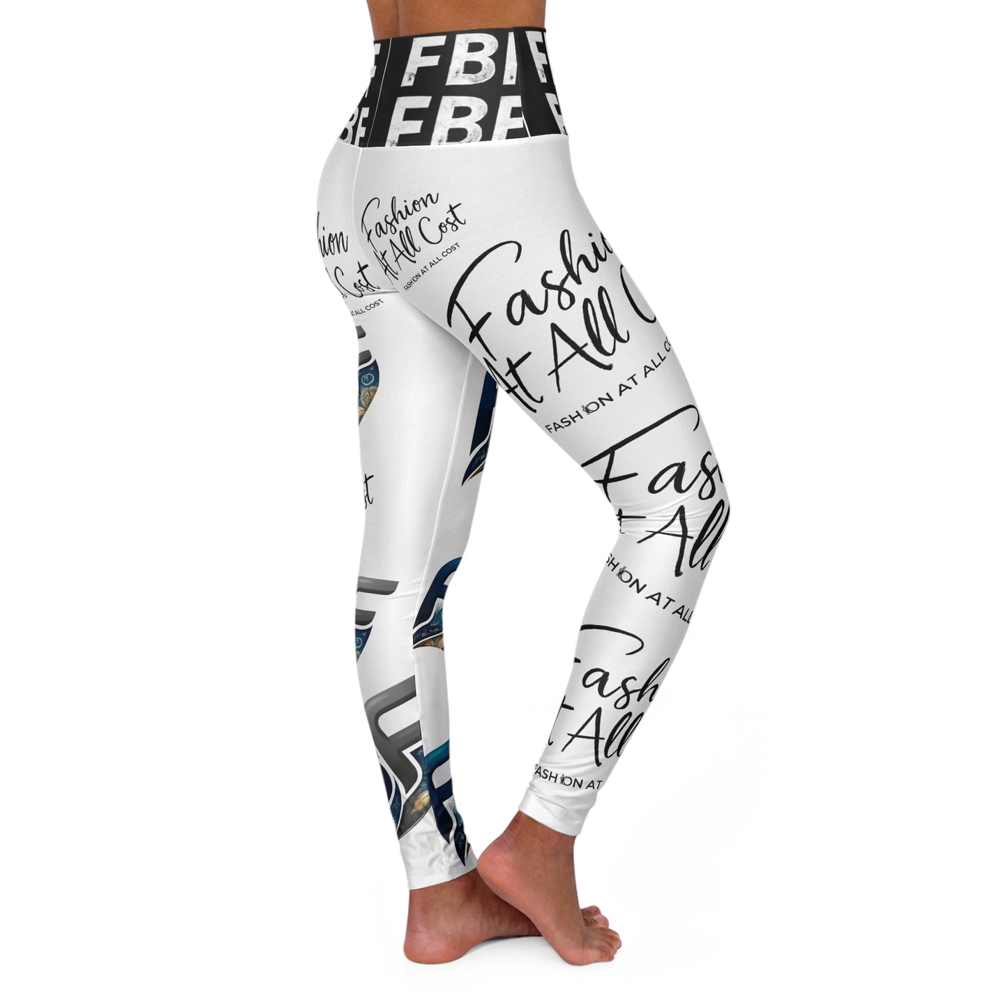 High Waisted Yoga Leggings (AOP)