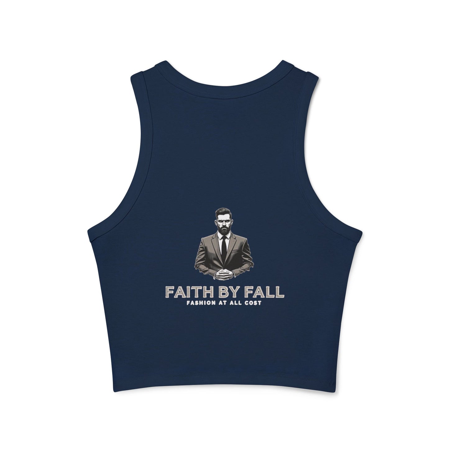 Faith & Fall Women’s Racer Tank Top | Motivational Top, Fall Fashion, Casual Wear, Unique Gift for Women, Inspirational Apparel