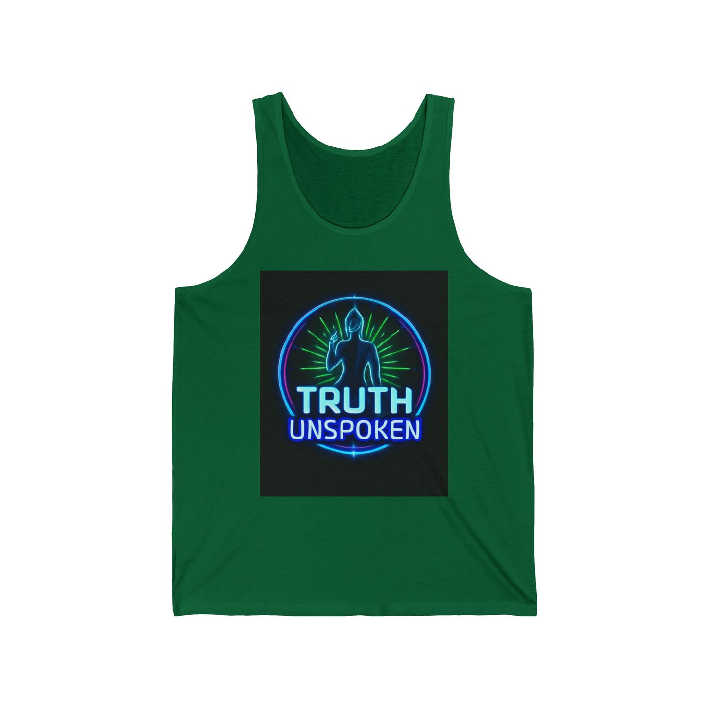 Neon Truth Unisex Jersey Tank - Inspirational Gift, Festival Wear, Summer Style, Screen-Printed Apparel, Casual Tank Top