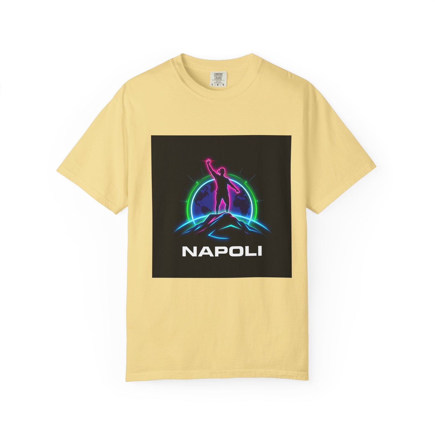 Neon Napoli T-Shirt for Adventurers, Retro Graphic Tee, Perfect for Travelers, Gifts for Him/Her, Cool Streetwear, Casual Outfit