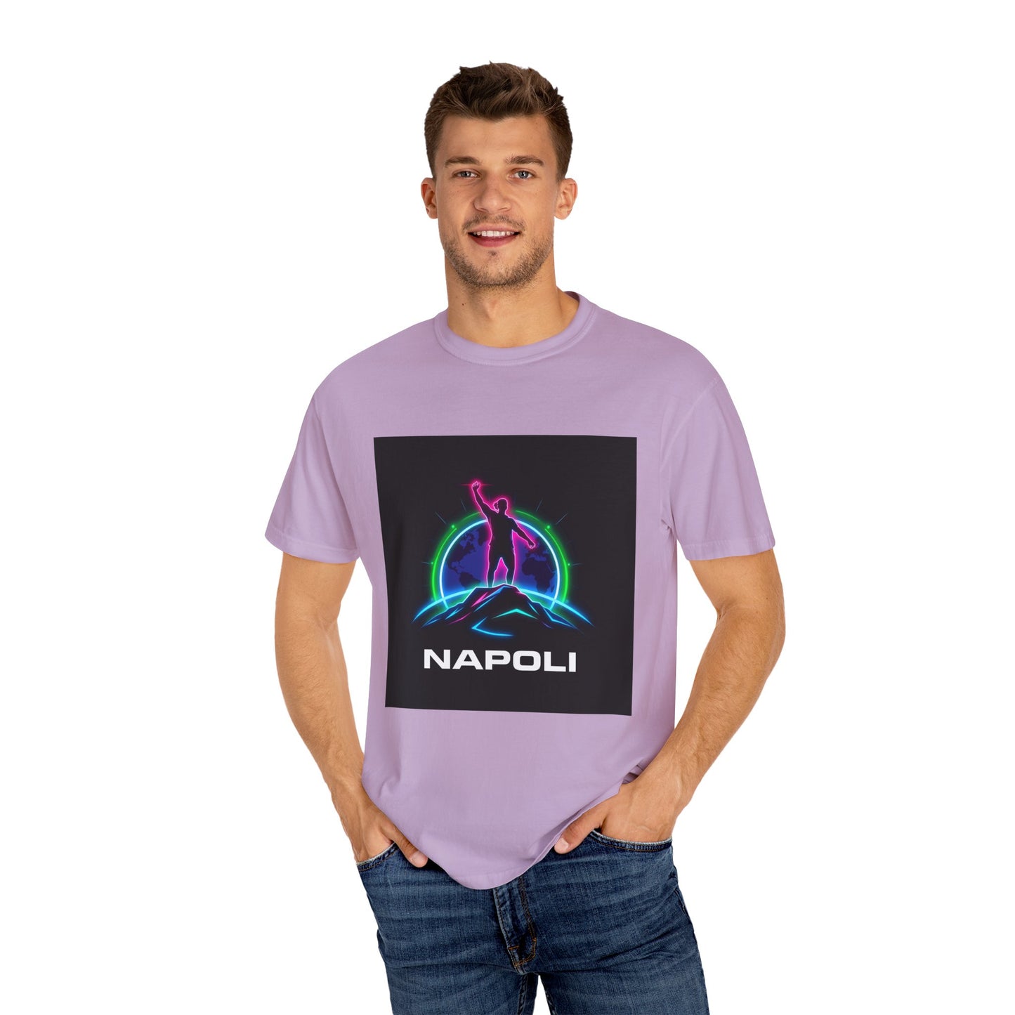Neon Napoli T-Shirt for Adventurers, Retro Graphic Tee, Perfect for Travelers, Gifts for Him/Her, Cool Streetwear, Casual Outfit
