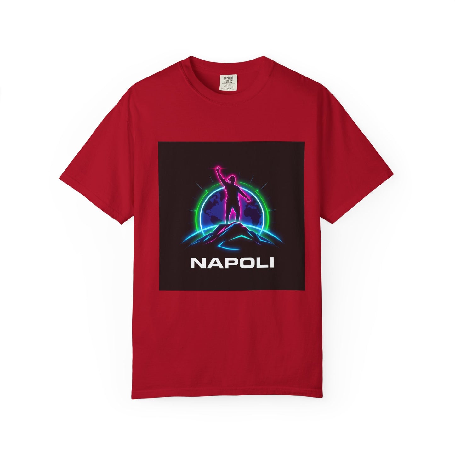Neon Napoli T-Shirt for Adventurers, Retro Graphic Tee, Perfect for Travelers, Gifts for Him/Her, Cool Streetwear, Casual Outfit