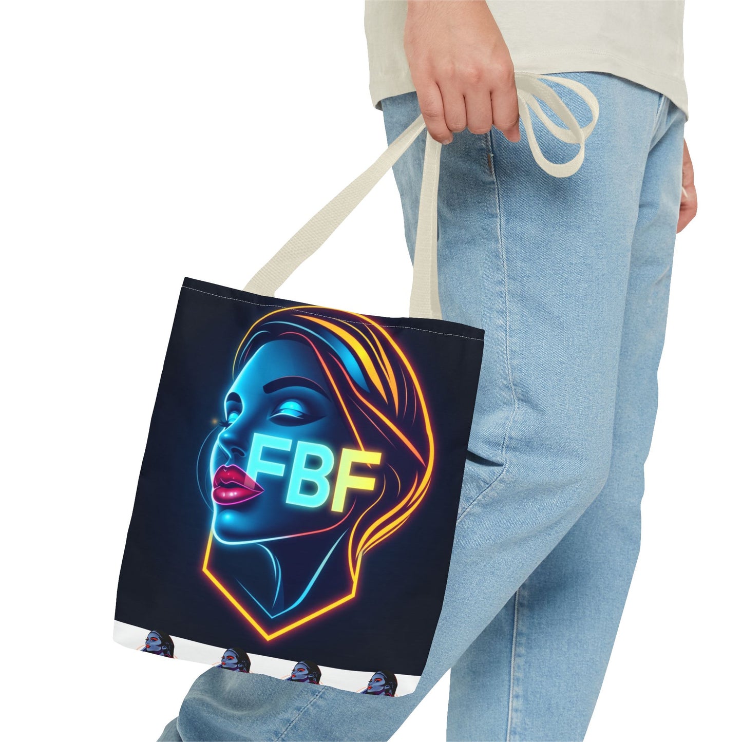 Faith By Flag Tote Bag | PAOP Design | Stylish Carryall for Everyday Use