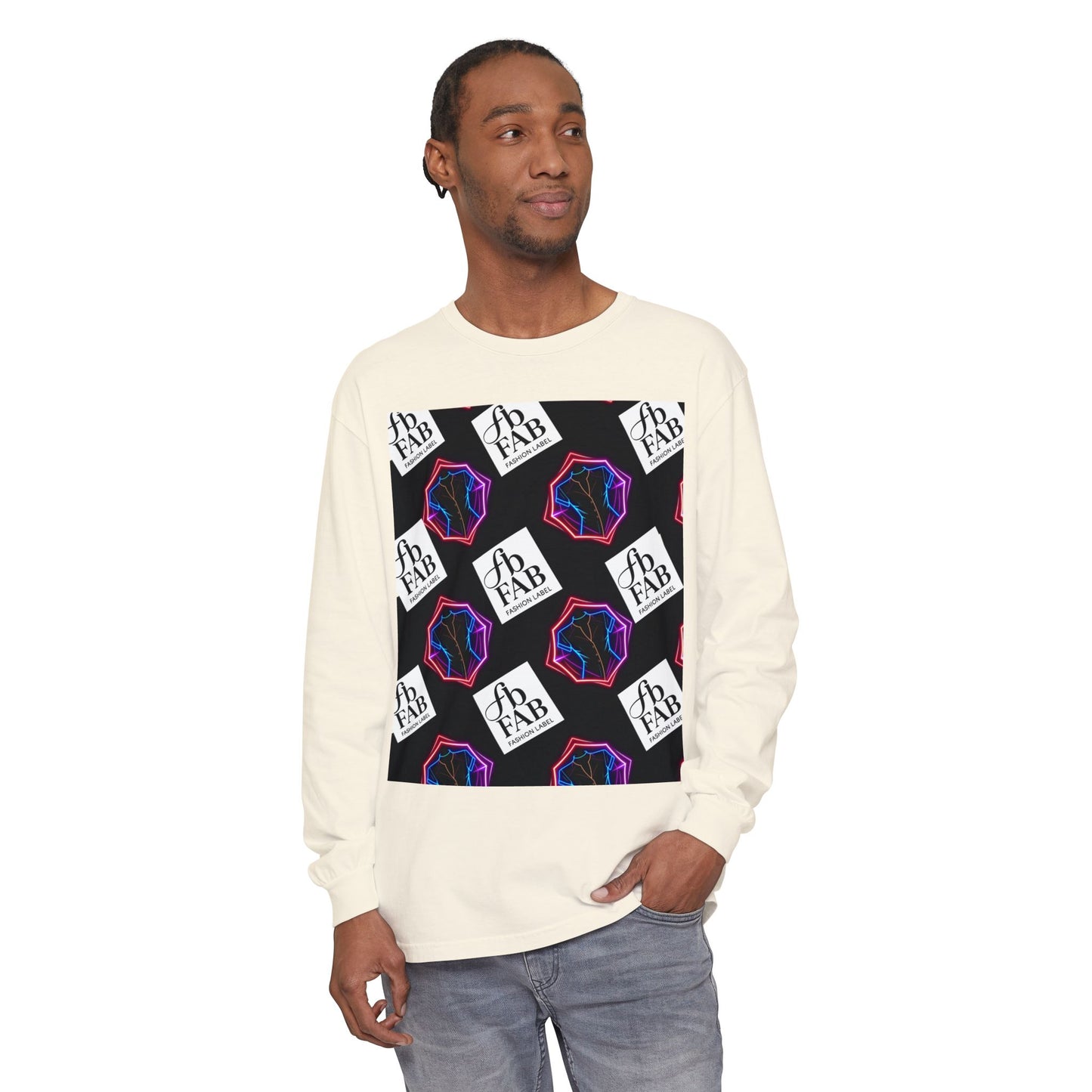 Unisex Garment-dyed Long Sleeve T-Shirt