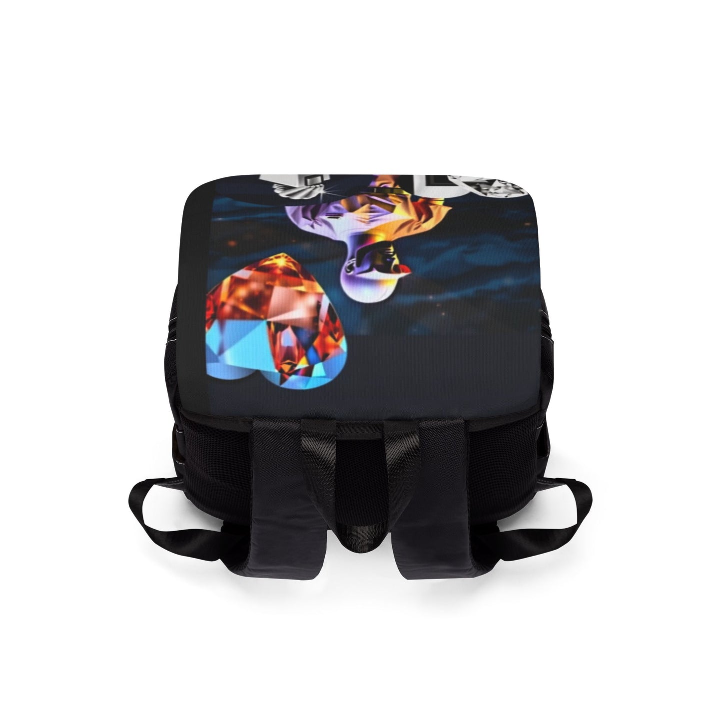 Artistic Unisex Casual Shoulder Backpack - Perfect for Travel, School, Everyday Use, Trendy Gift Idea, Unique Design