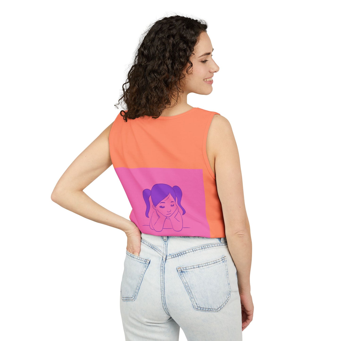 Unisex Graphic Tank Top, Cute Casual Summer Wear, Perfect for Gifts, Self-Love Celebration, Festive & Fun, Daily Comfort