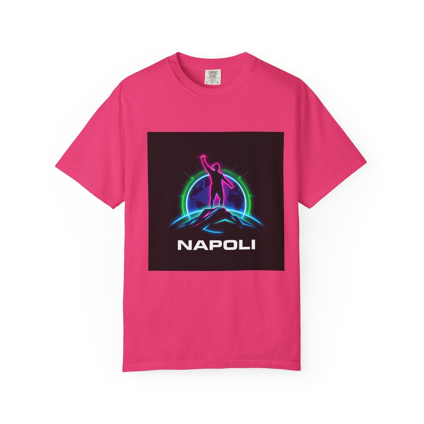 Neon Napoli T-Shirt for Adventurers, Retro Graphic Tee, Perfect for Travelers, Gifts for Him/Her, Cool Streetwear, Casual Outfit