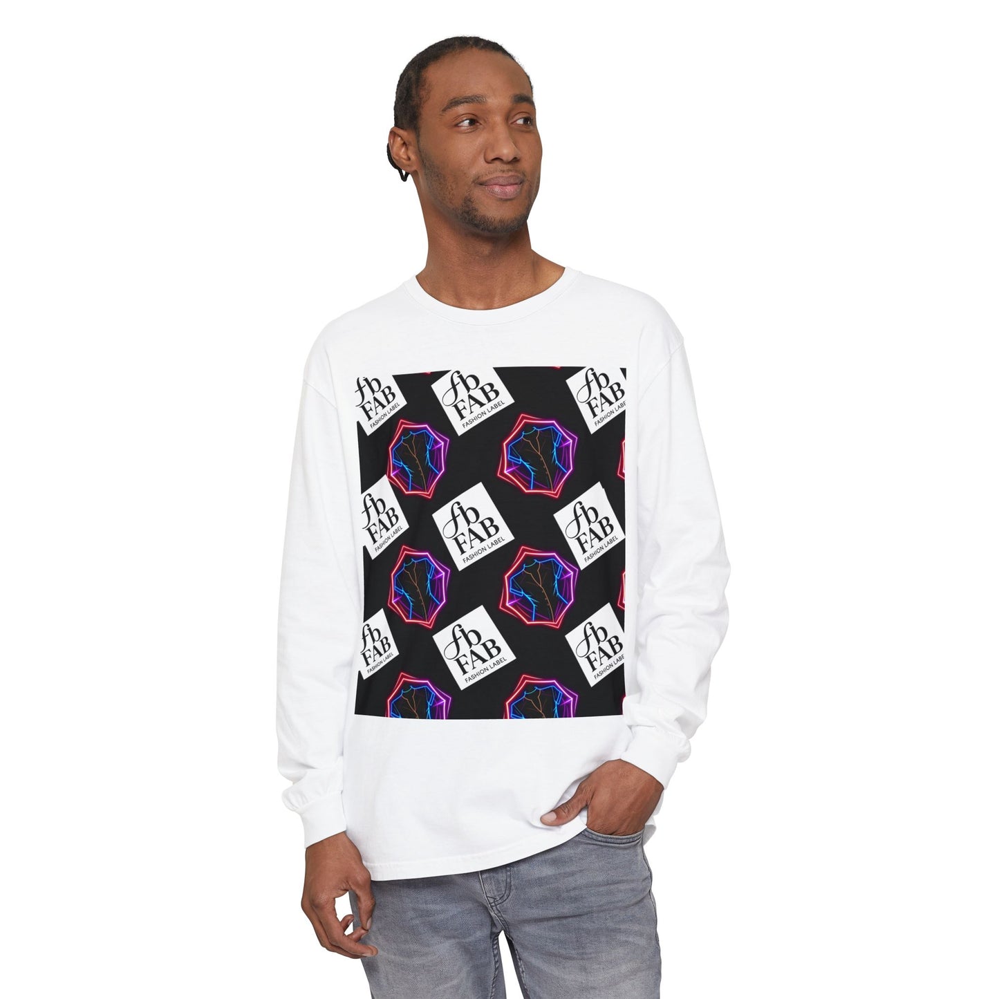 Unisex Garment-dyed Long Sleeve T-Shirt