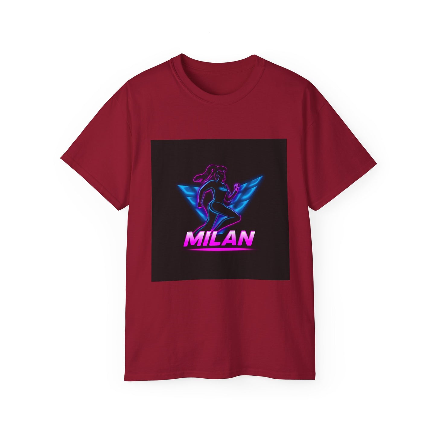 Milan Graphic Tee, Unisex Ultra Cotton T-Shirt, Retro Sportswear, Casual Streetwear, Birthday Gift, Unique Fashion Statement