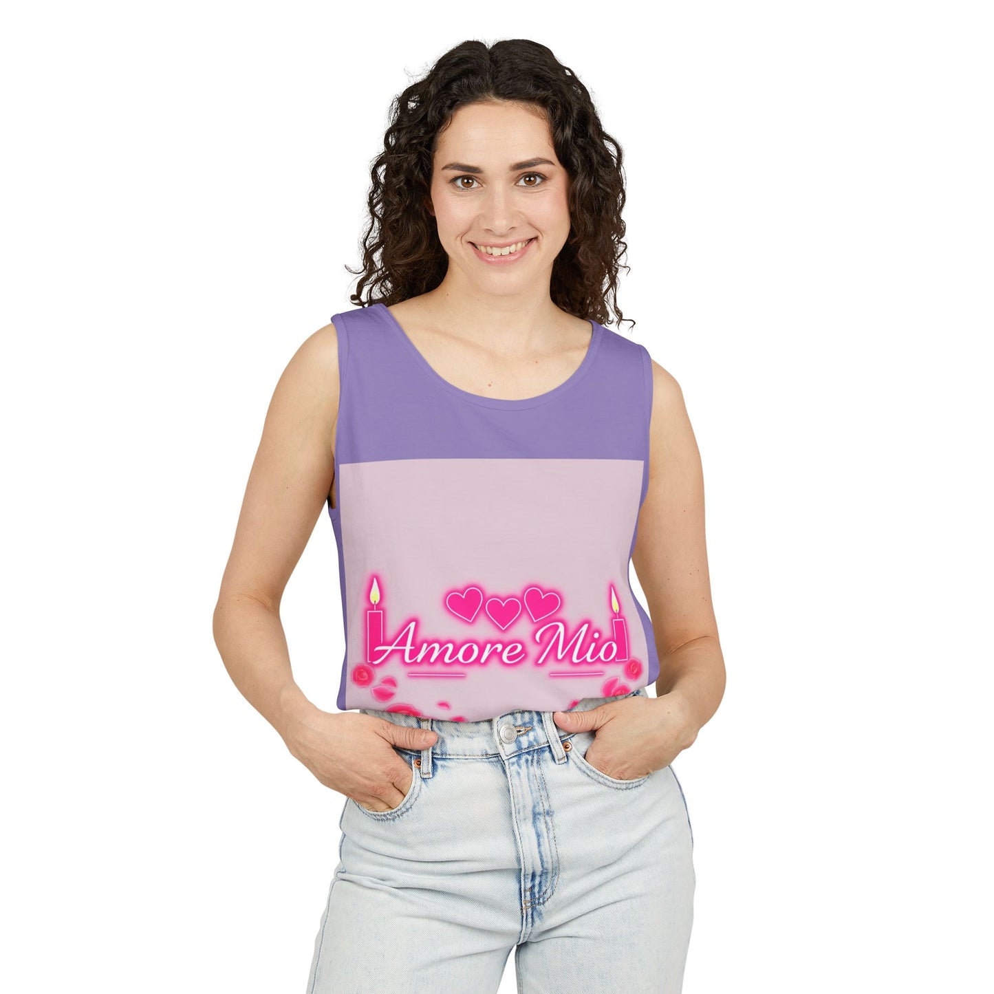 Unisex Graphic Tank Top, Cute Casual Summer Wear, Perfect for Gifts, Self-Love Celebration, Festive & Fun, Daily Comfort