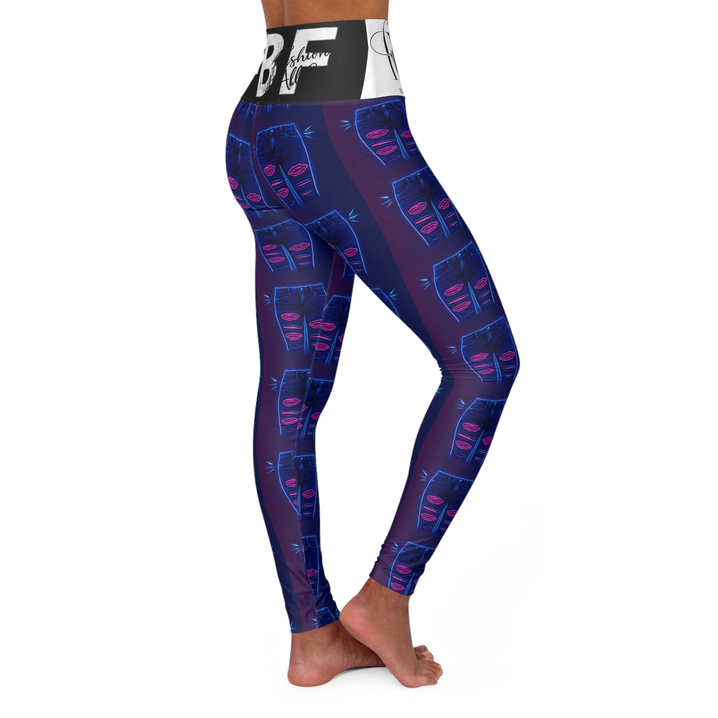 Vibrant High Waisted Yoga Leggings, Comfortable Activewear, Fitness Apparel, Workout Leggings, Stylish Athleisure