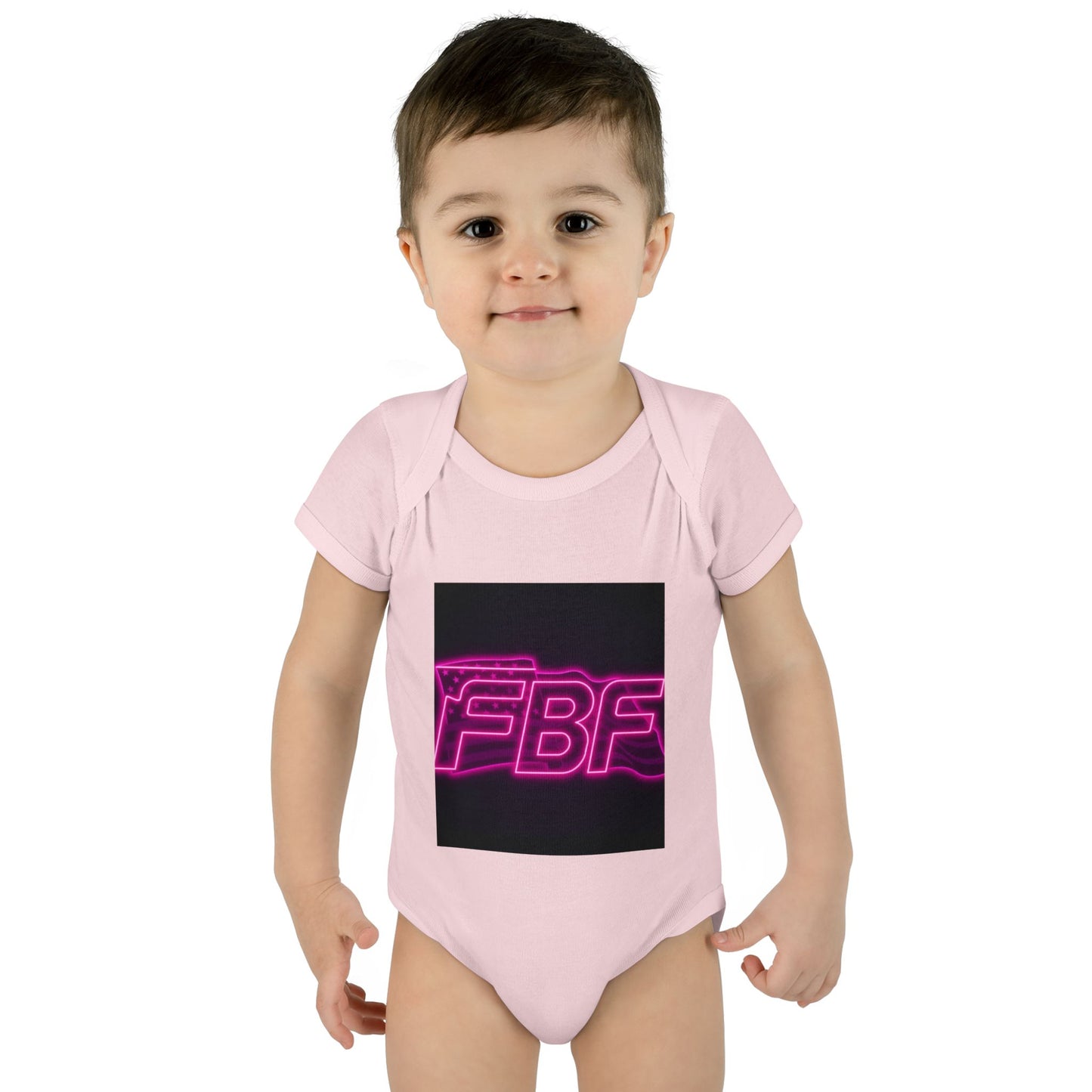 Neon Baby Bodysuit for Trendy Infants, Cool Graphic Onesie, Unique Baby Gift, Personalized Baby Outfit, Modern Infant Apparel