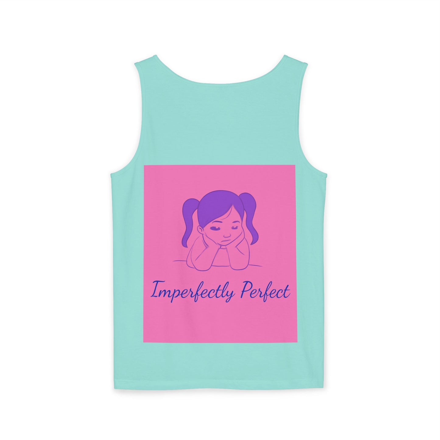 Unisex Graphic Tank Top, Cute Casual Summer Wear, Perfect for Gifts, Self-Love Celebration, Festive & Fun, Daily Comfort