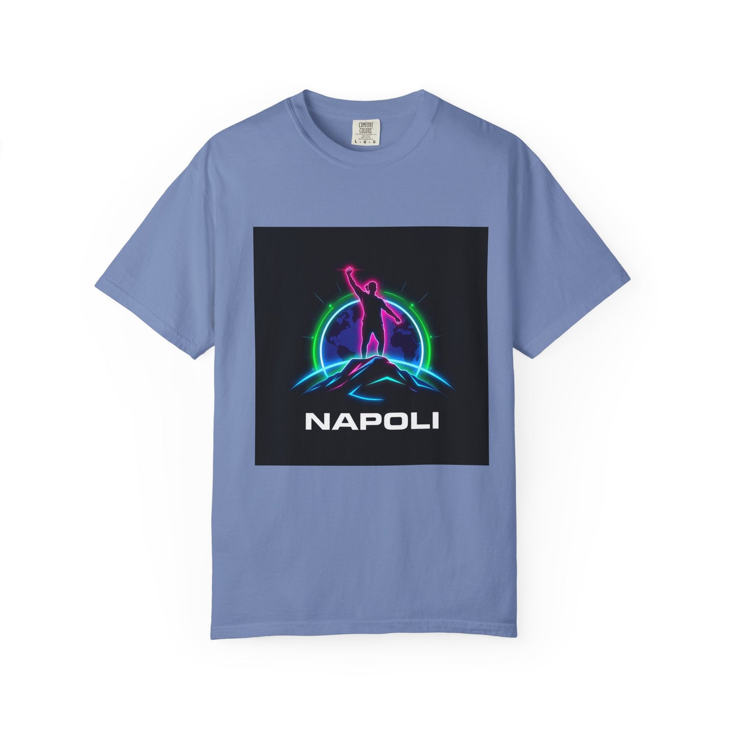 Neon Napoli T-Shirt for Adventurers, Retro Graphic Tee, Perfect for Travelers, Gifts for Him/Her, Cool Streetwear, Casual Outfit