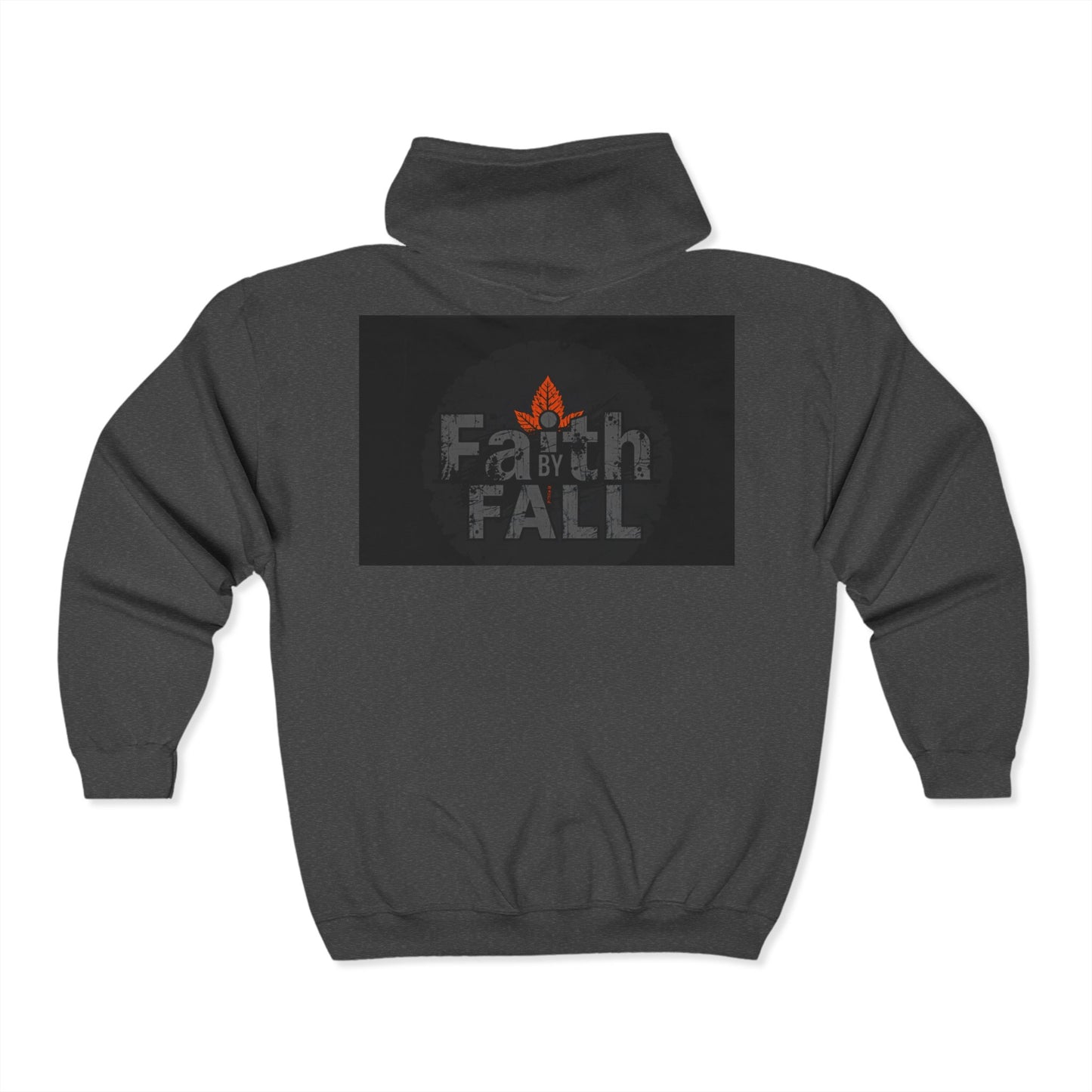 Faith Fall Hoodie, Unisex Zip Sweatshirt, Cozy Fall Apparel, Faith-Inspired Gift, Autumn Fashion, Comfortable Everyday Wear