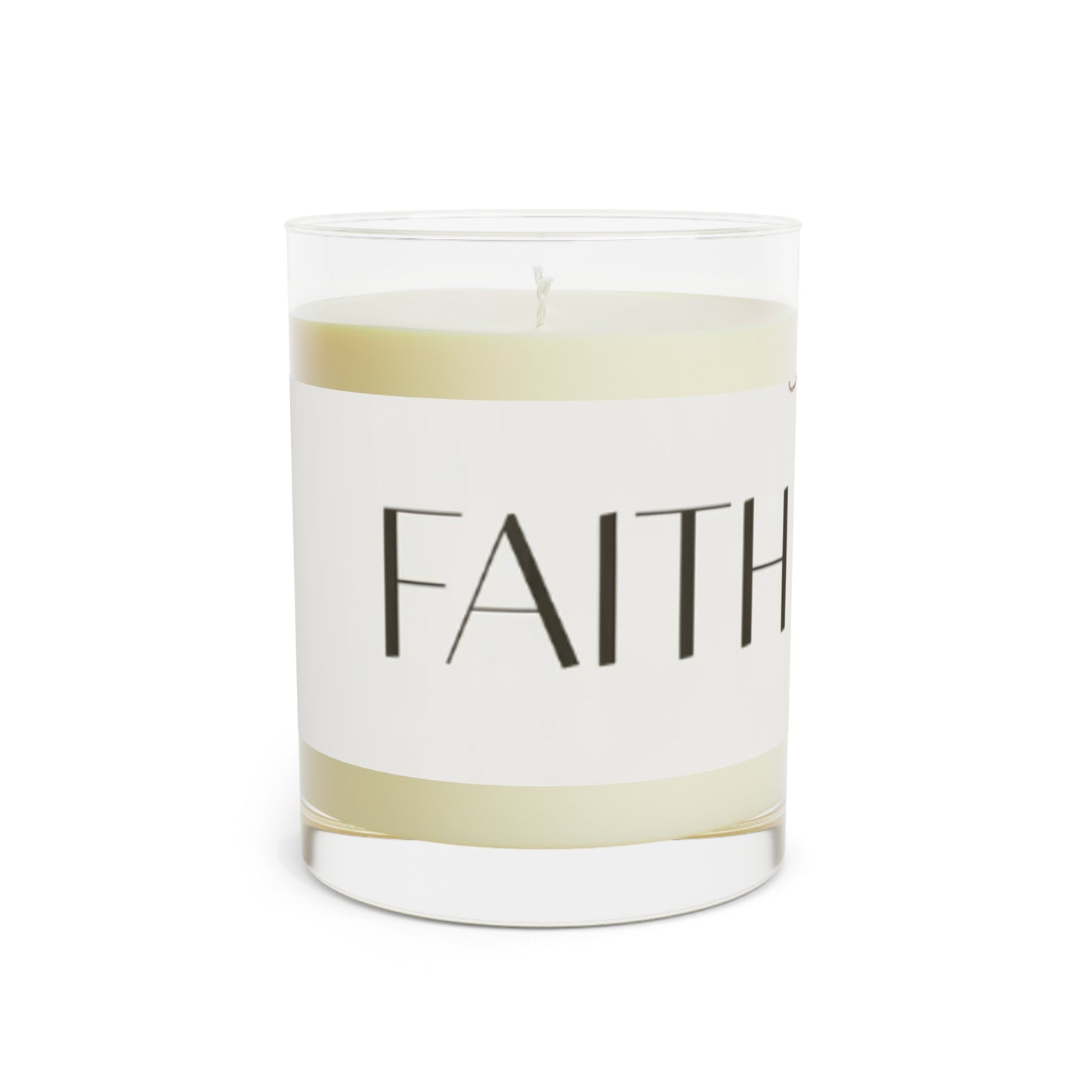 Scented Candle - Faith by Faith, Relaxing Home Decor, Gift for Her, Aromatherapy Candle for Special Occasions, Self-Care Essential