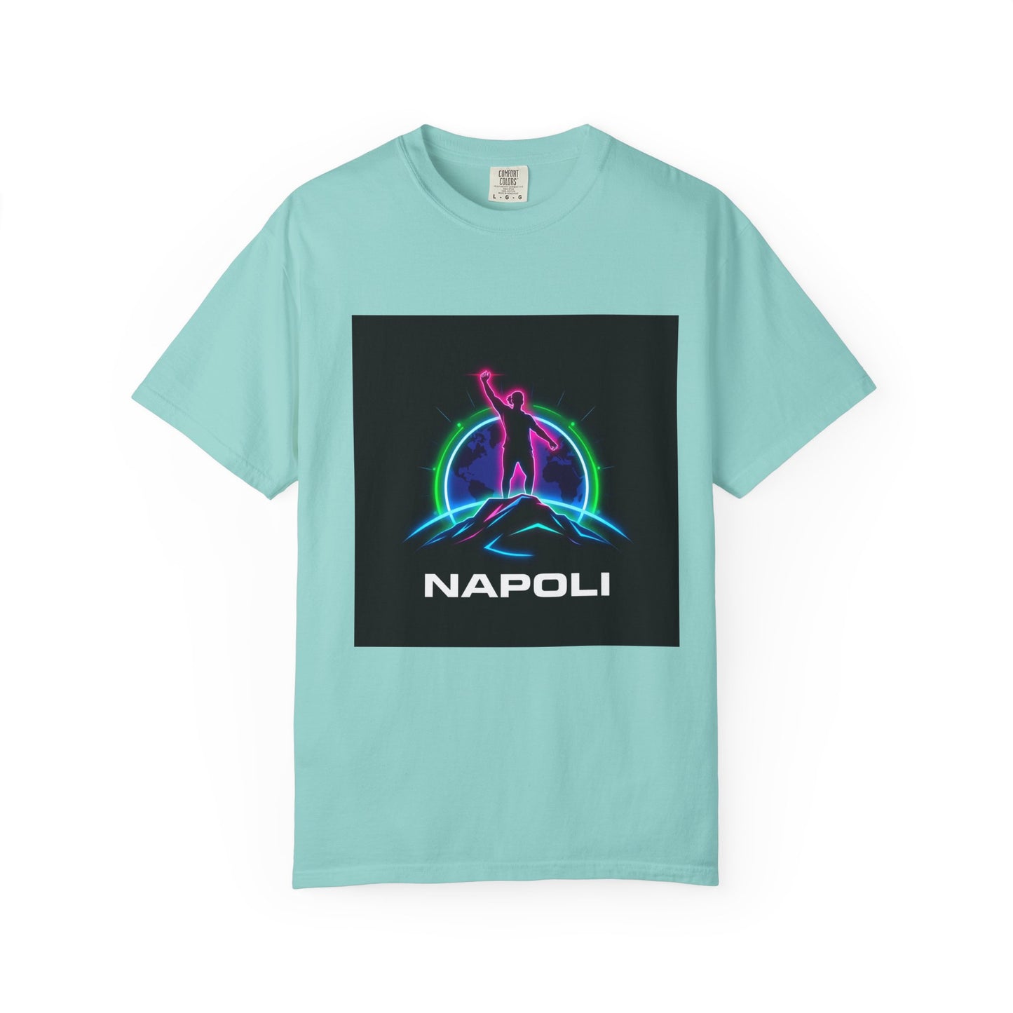 Neon Napoli T-Shirt for Adventurers, Retro Graphic Tee, Perfect for Travelers, Gifts for Him/Her, Cool Streetwear, Casual Outfit