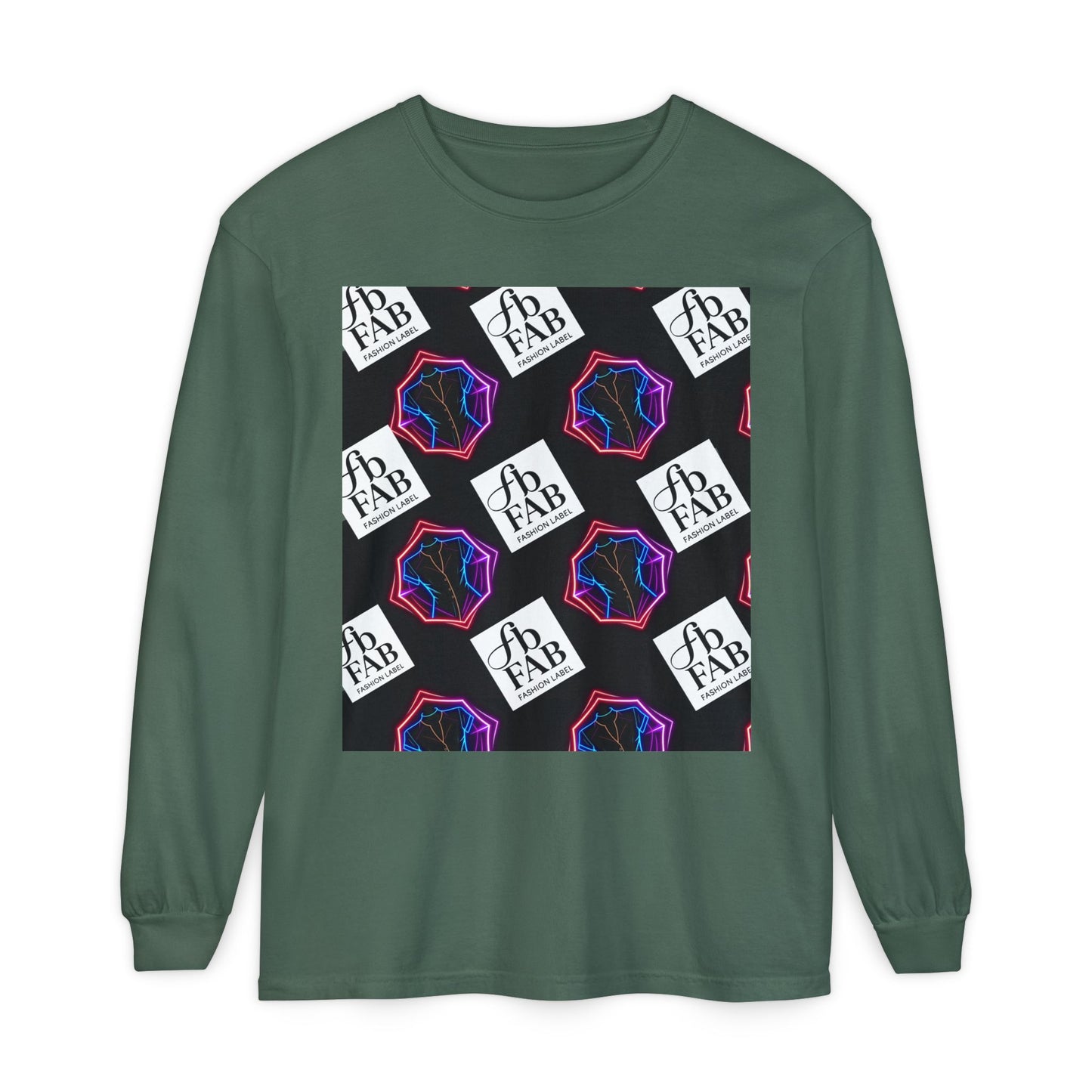 Unisex Garment-dyed Long Sleeve T-Shirt