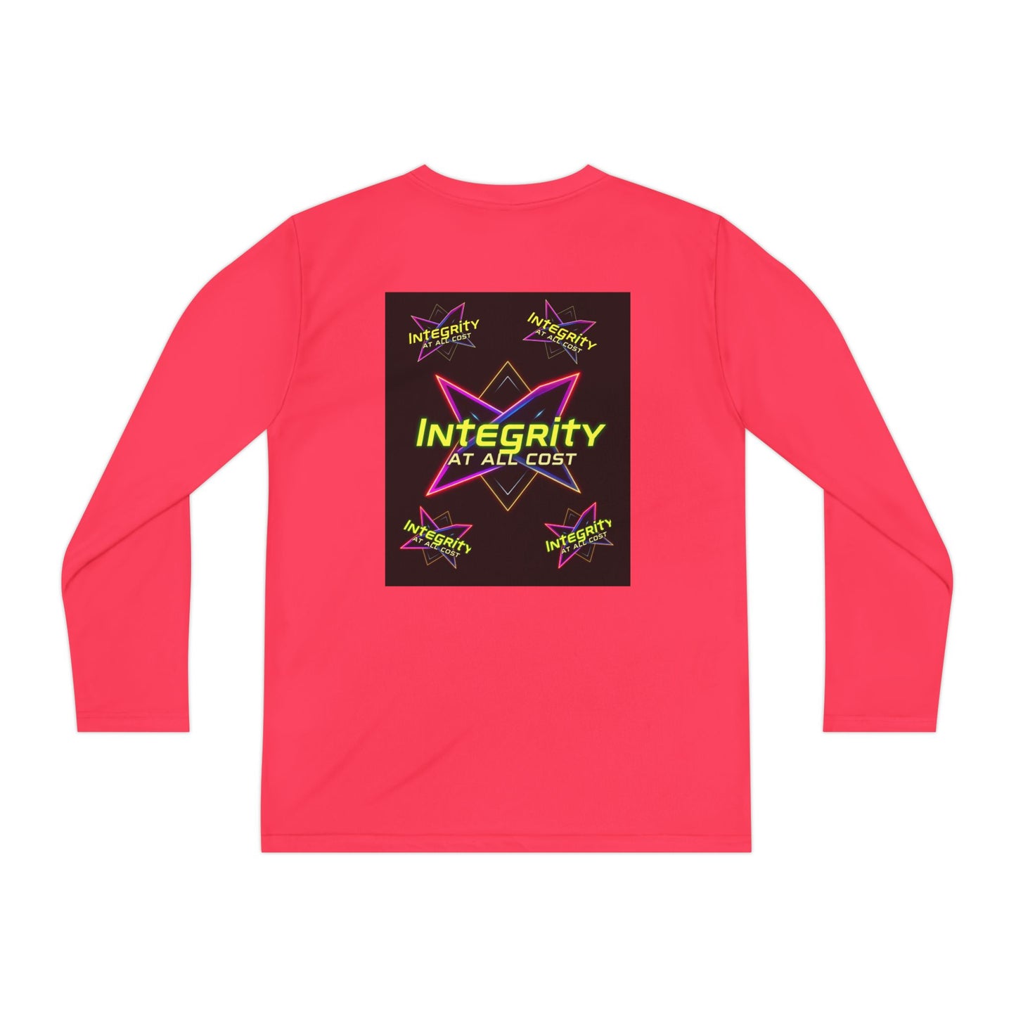 Integrity Youth Long Sleeve Tee, Cool Graphic Shirt, Motivational Apparel, Perfect for Sports, Birthday Gift