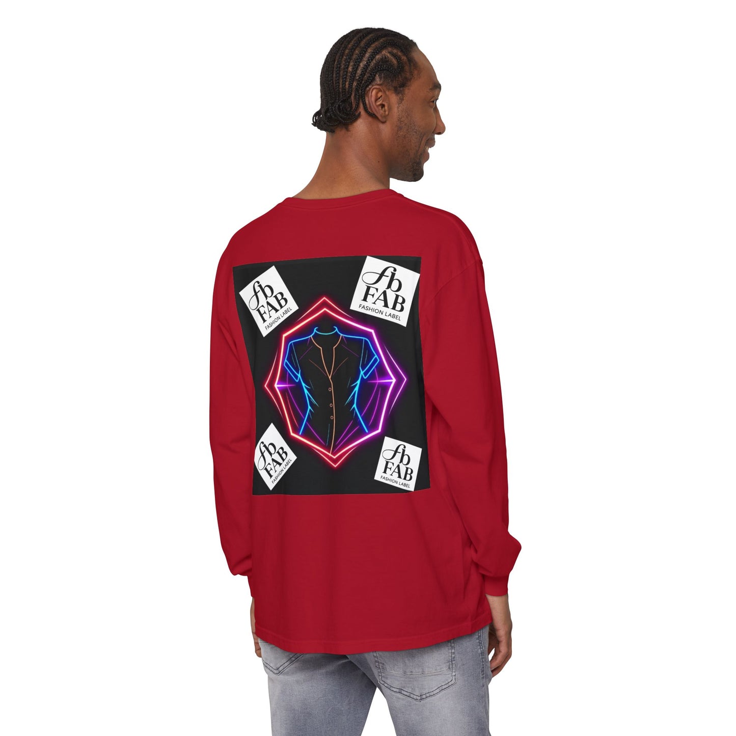 Unisex Garment-dyed Long Sleeve T-Shirt