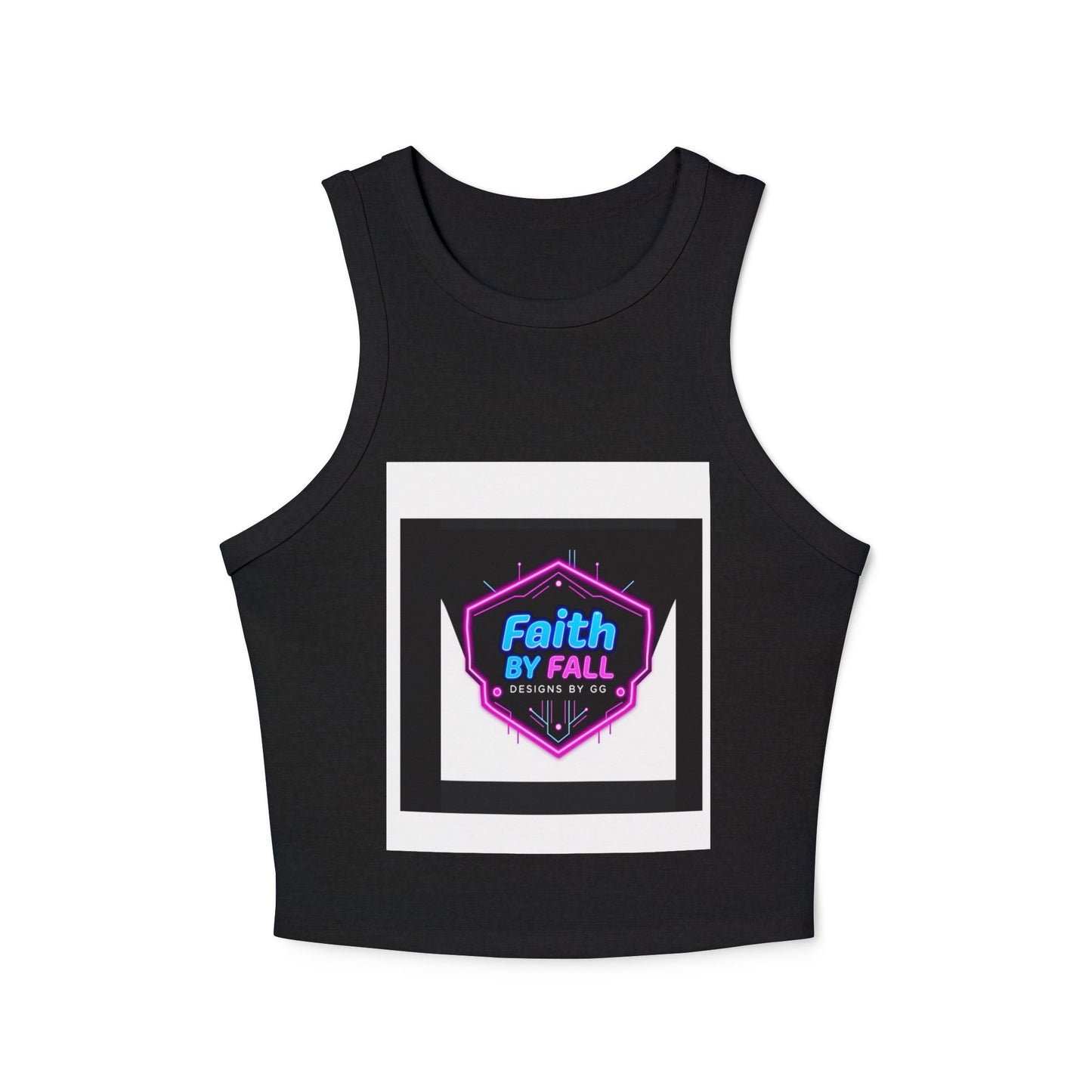 Faith by Fall Women's Crop Tank, Stylish Summer Top, Festival Wear, Workout Gear, Fashionable Gift for Her