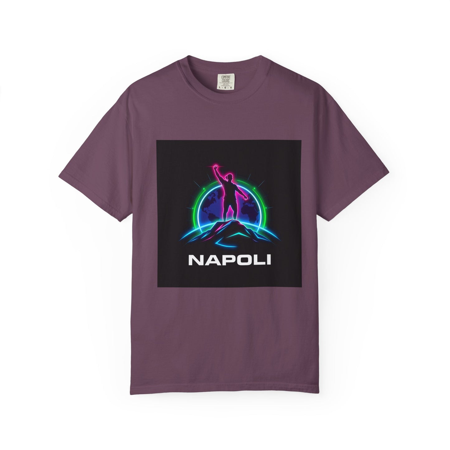 Neon Napoli T-Shirt for Adventurers, Retro Graphic Tee, Perfect for Travelers, Gifts for Him/Her, Cool Streetwear, Casual Outfit