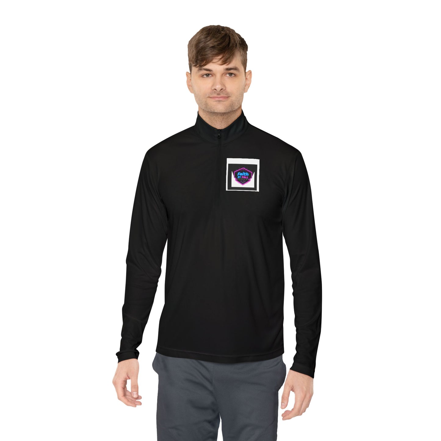 Unisex Quarter-Zip Pullover - Faith by Fall Design