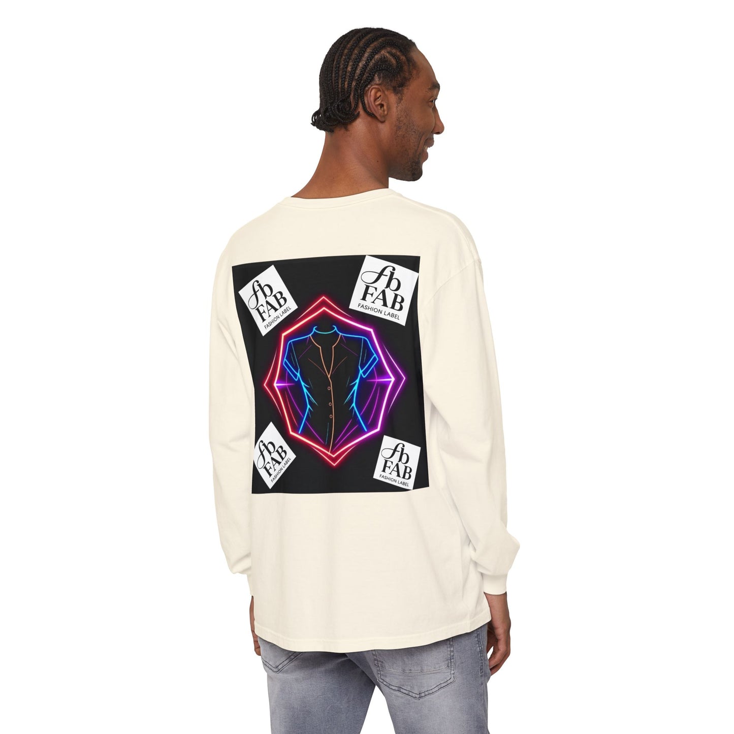 Unisex Garment-dyed Long Sleeve T-Shirt