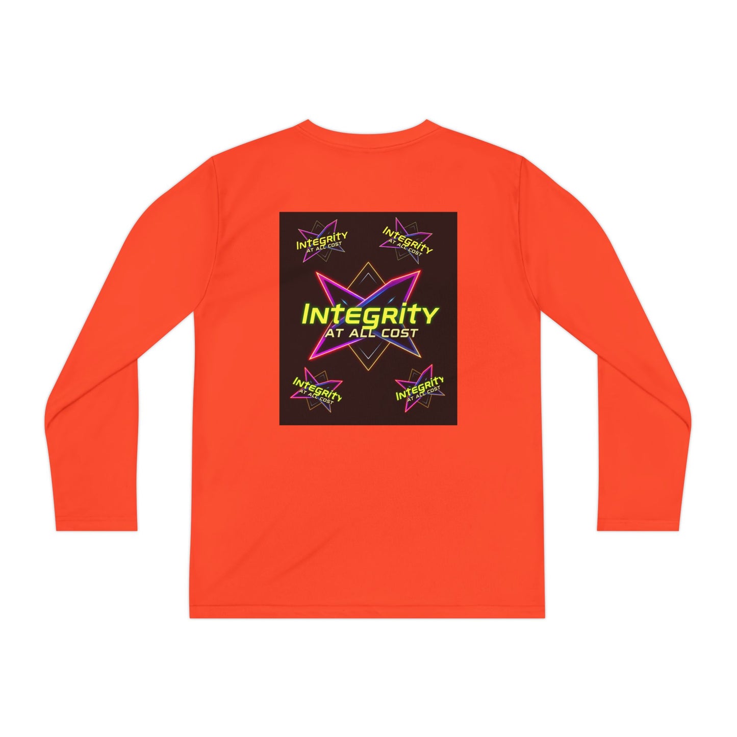 Integrity Youth Long Sleeve Tee, Cool Graphic Shirt, Motivational Apparel, Perfect for Sports, Birthday Gift