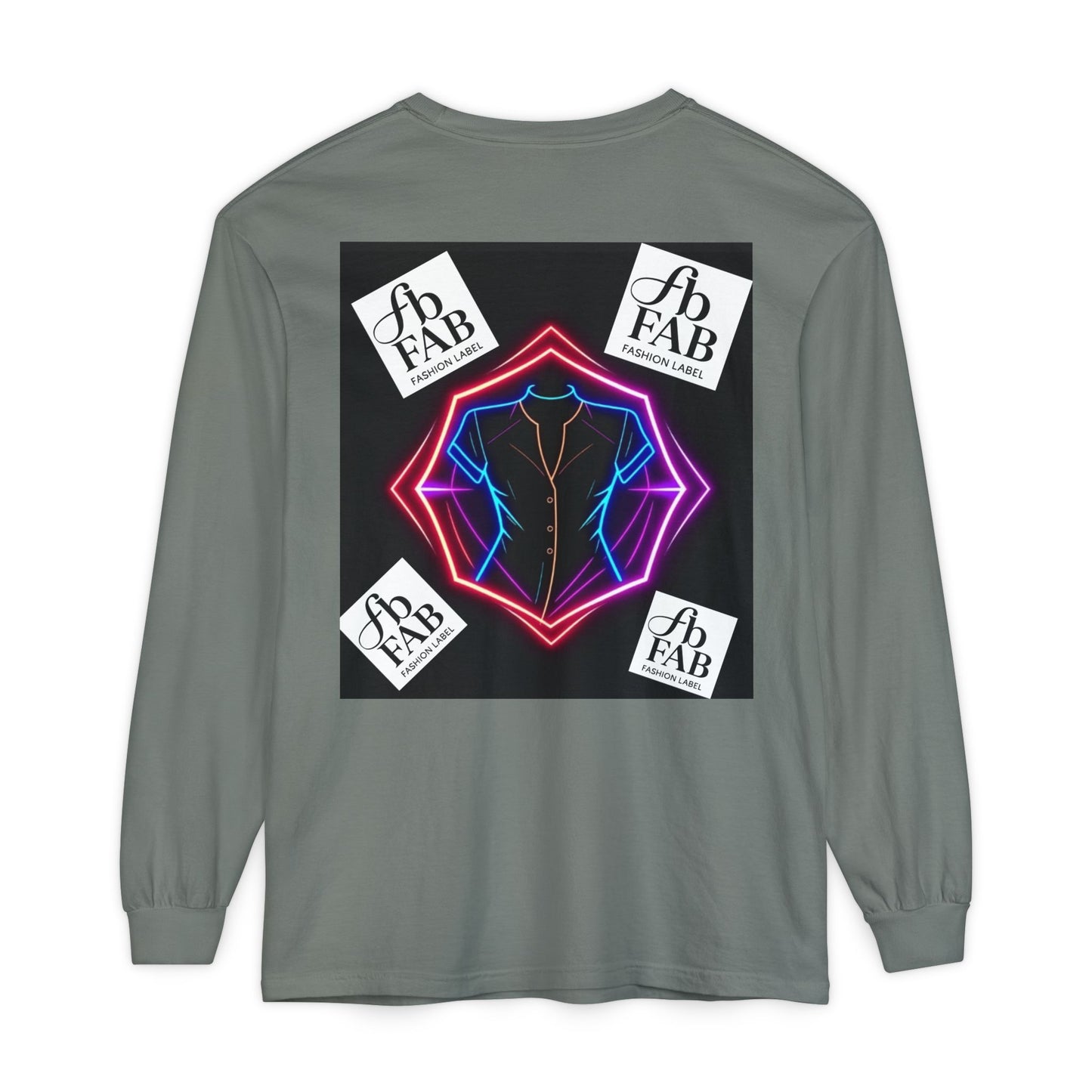 Unisex Garment-dyed Long Sleeve T-Shirt