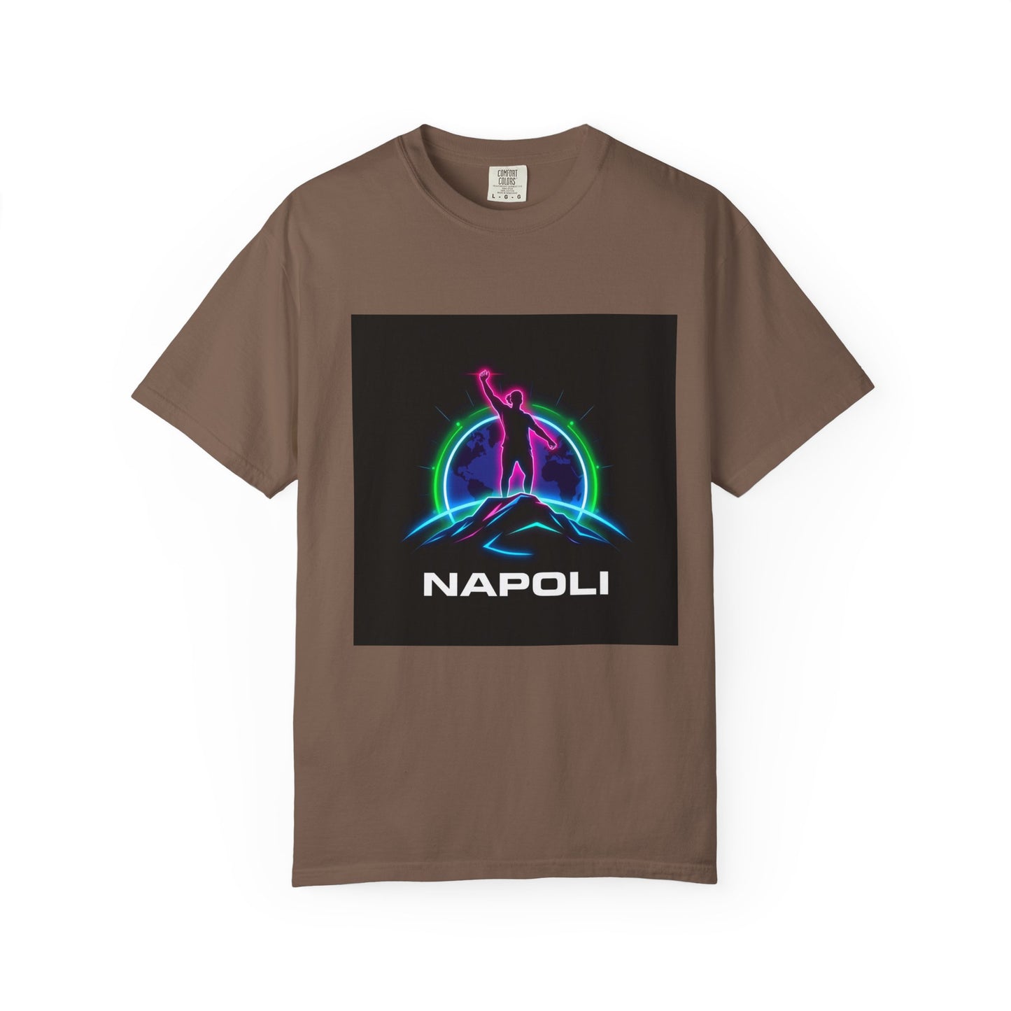 Neon Napoli T-Shirt for Adventurers, Retro Graphic Tee, Perfect for Travelers, Gifts for Him/Her, Cool Streetwear, Casual Outfit