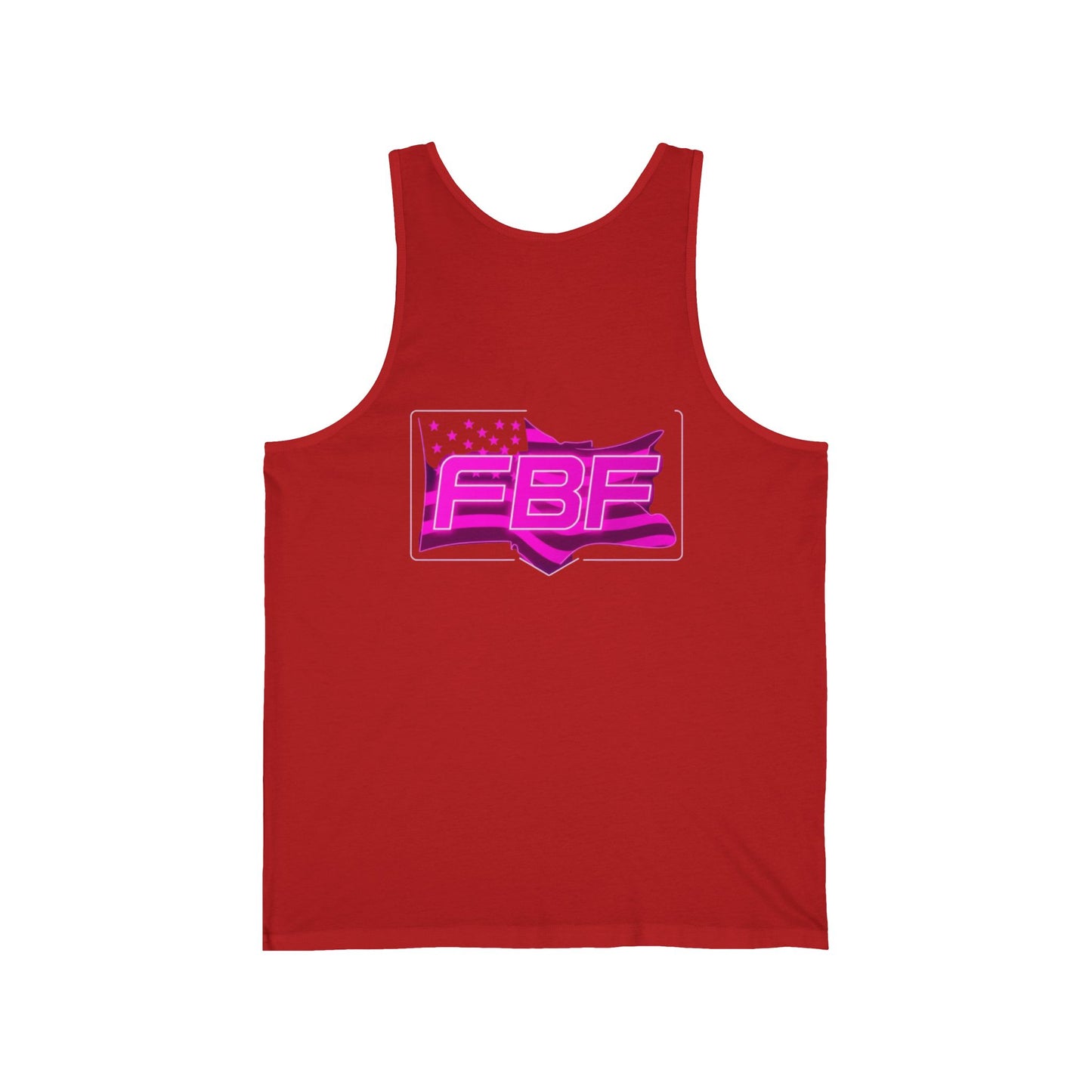 Patriotic Kiss Unisex Jersey Tank, Summer Top, Pride Apparel, Festival Wear, Casual Outfit, Gift for Her