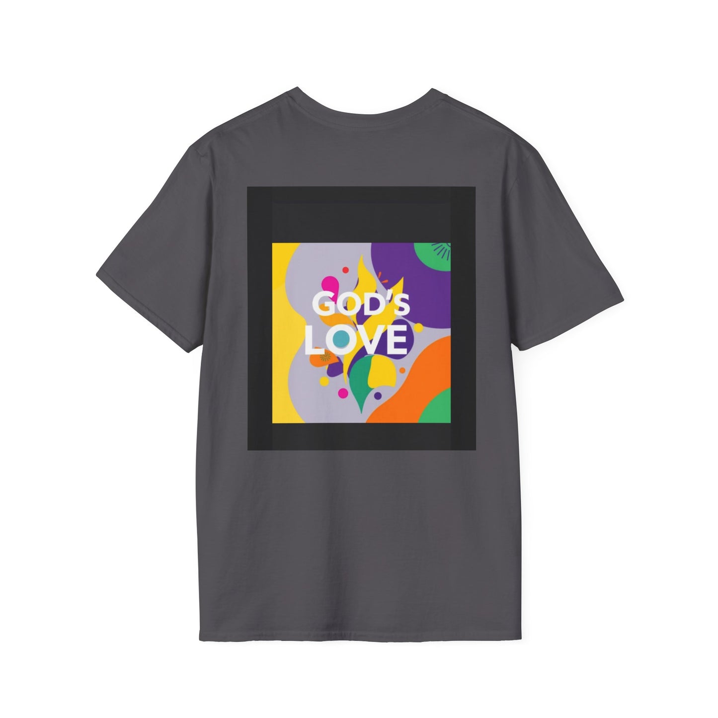 Unisex Softstyle T-Shirt with God's Love Design, Faith Shirt, Inspirational Tee, Christian Apparel, Gift for Believers, Everyday Wear