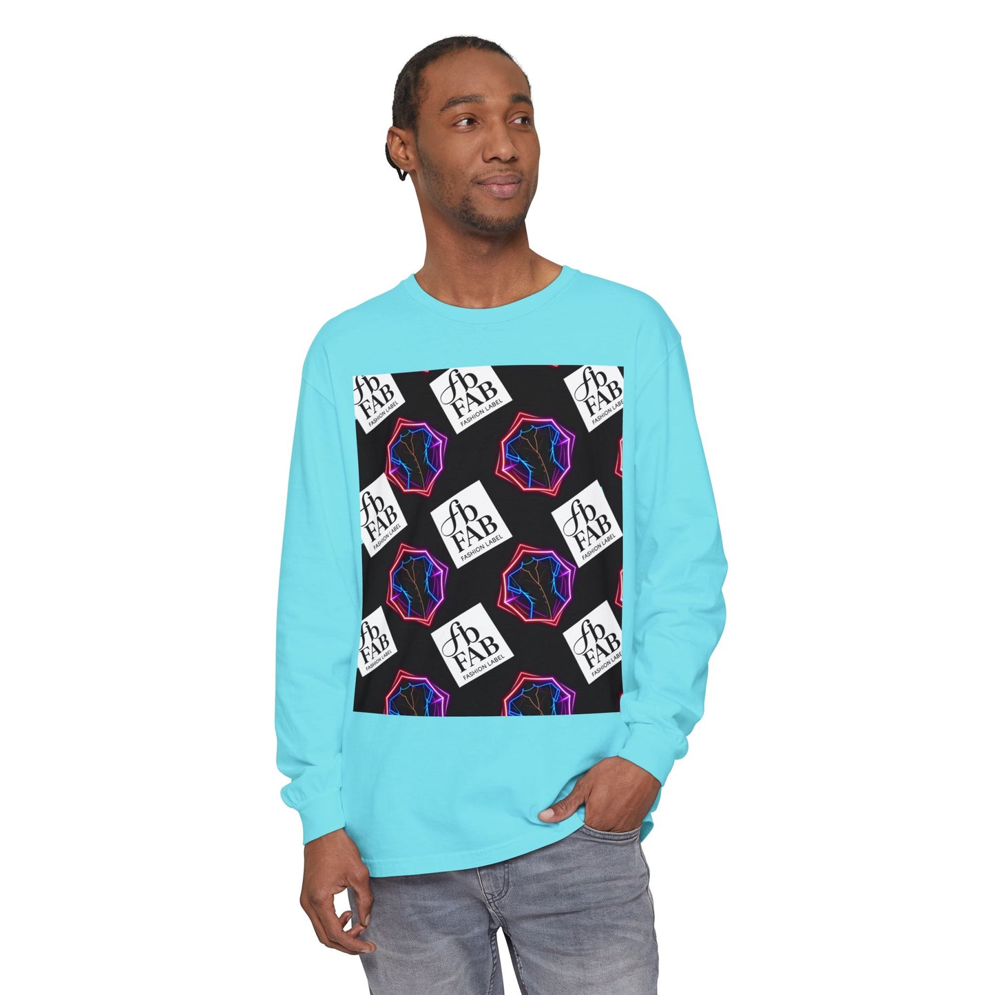 Unisex Garment-dyed Long Sleeve T-Shirt